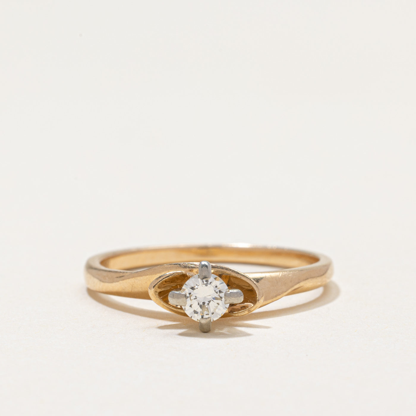 Solitaire Diamond Ring | 0.18ct | SZ 7.25