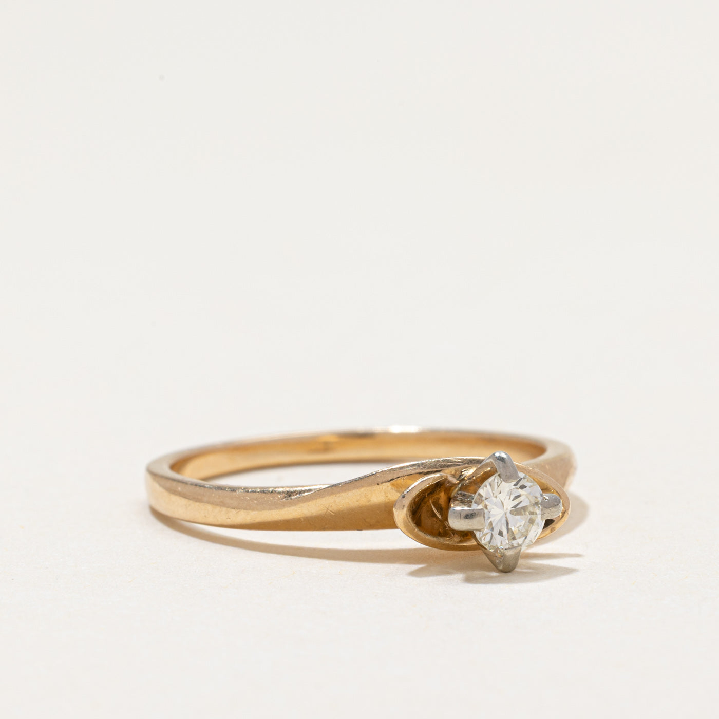 Solitaire Diamond Ring | 0.18ct | SZ 7.25