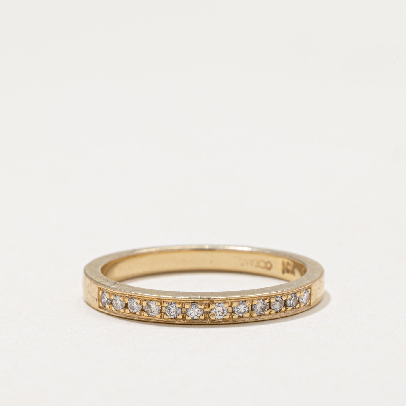 Semi Eternity Diamond Band | 0.11ctw | 2.25mm | SZ 6.5