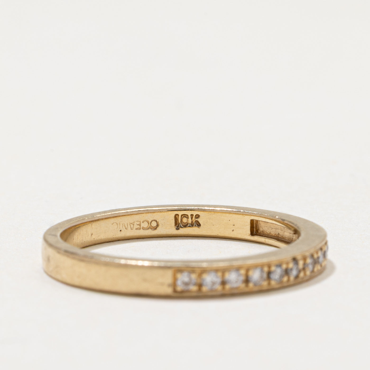 Semi Eternity Diamond Band | 0.11ctw | 2.25mm | SZ 6.5