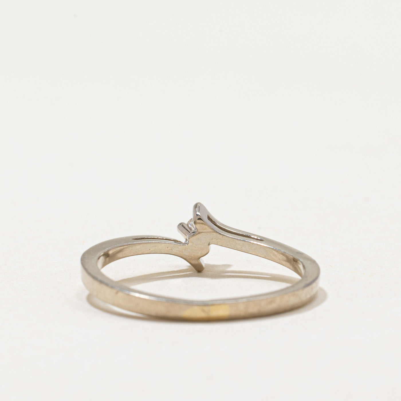 14k Diamond Bypass Ring | 0.05ct | SZ 5