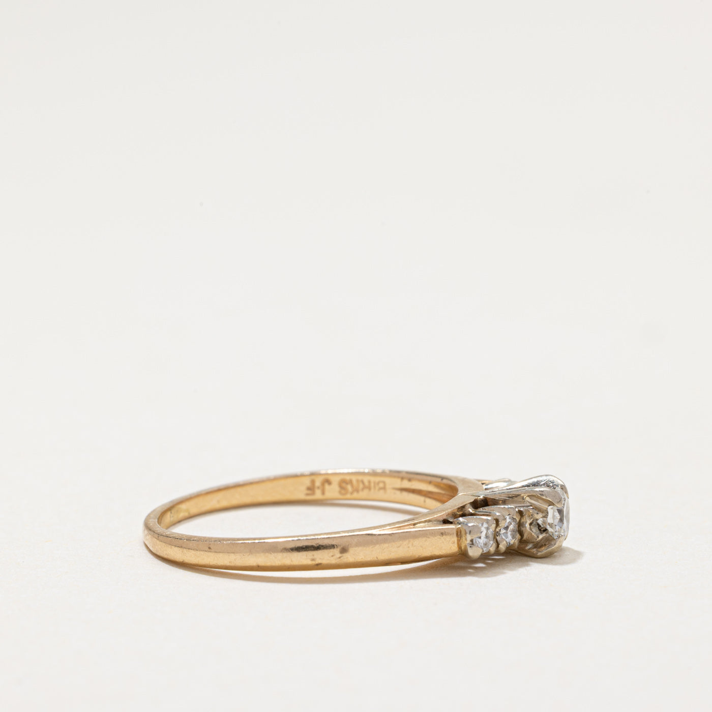 'Birks J.F' Five Stone Diamond Ring | 0.21ctw | SZ 6.5