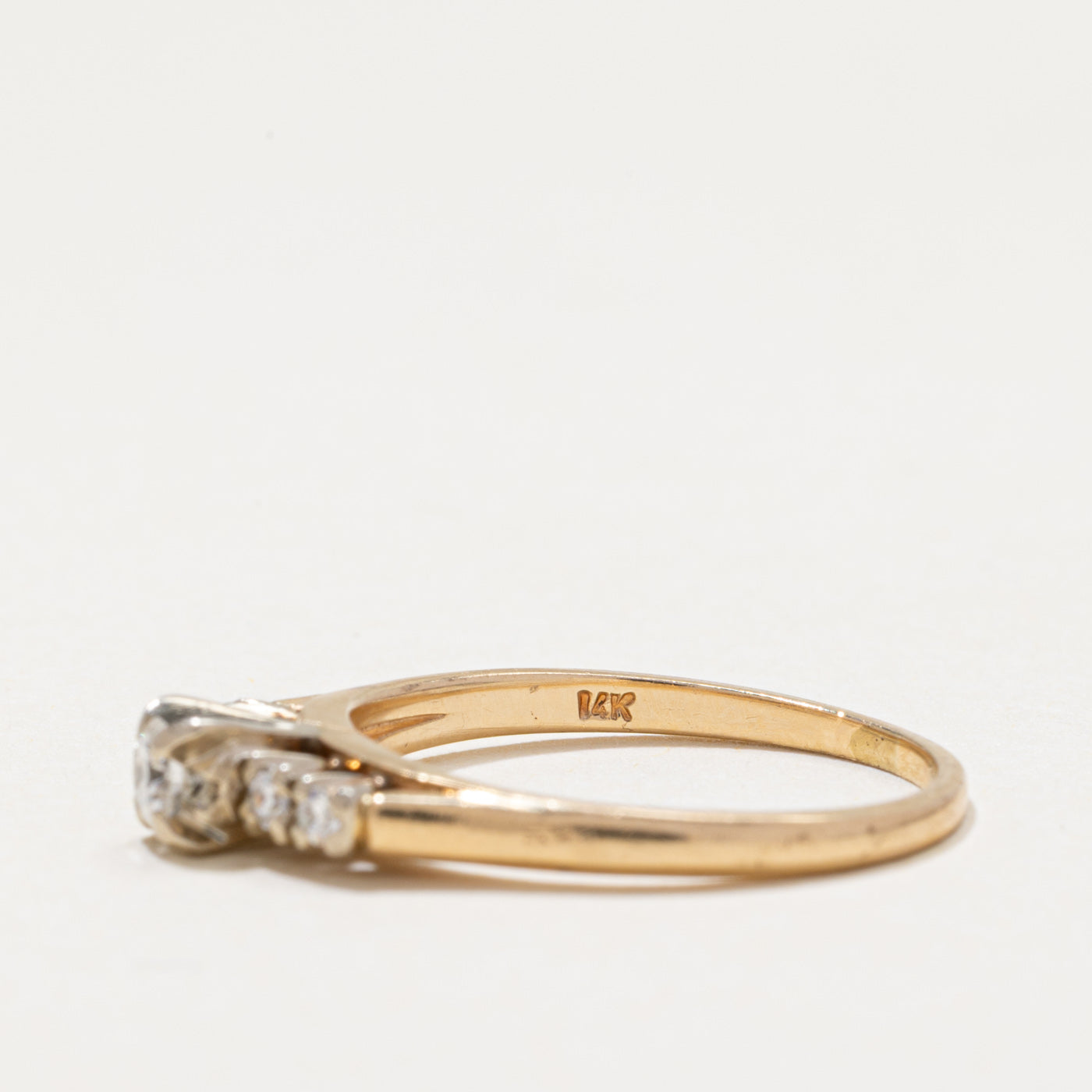 'Birks J.F' Five Stone Diamond Ring | 0.21ctw | SZ 6.5