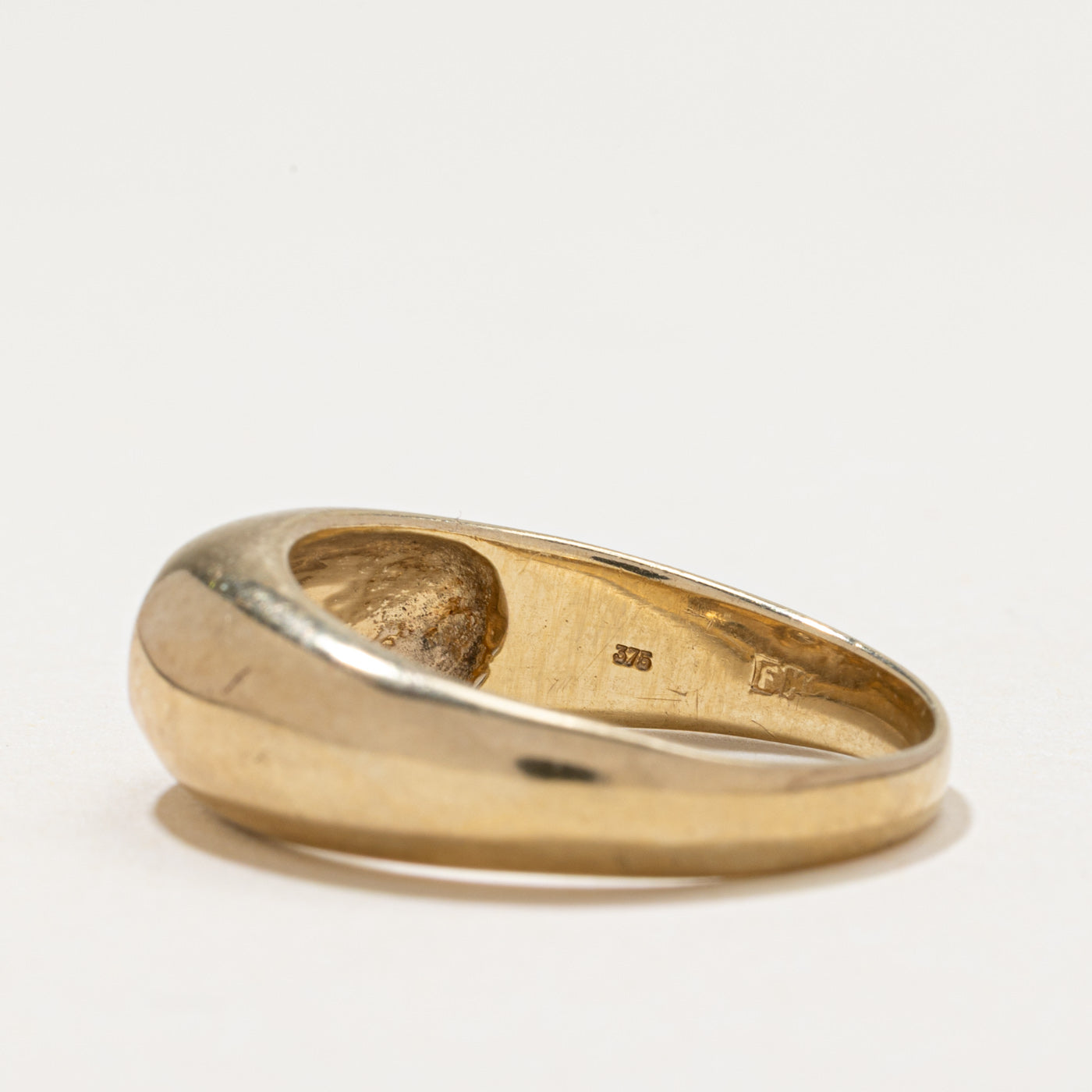 Bague solitaire diamant brun en forme de dôme | 0,25 ct | Taille 9