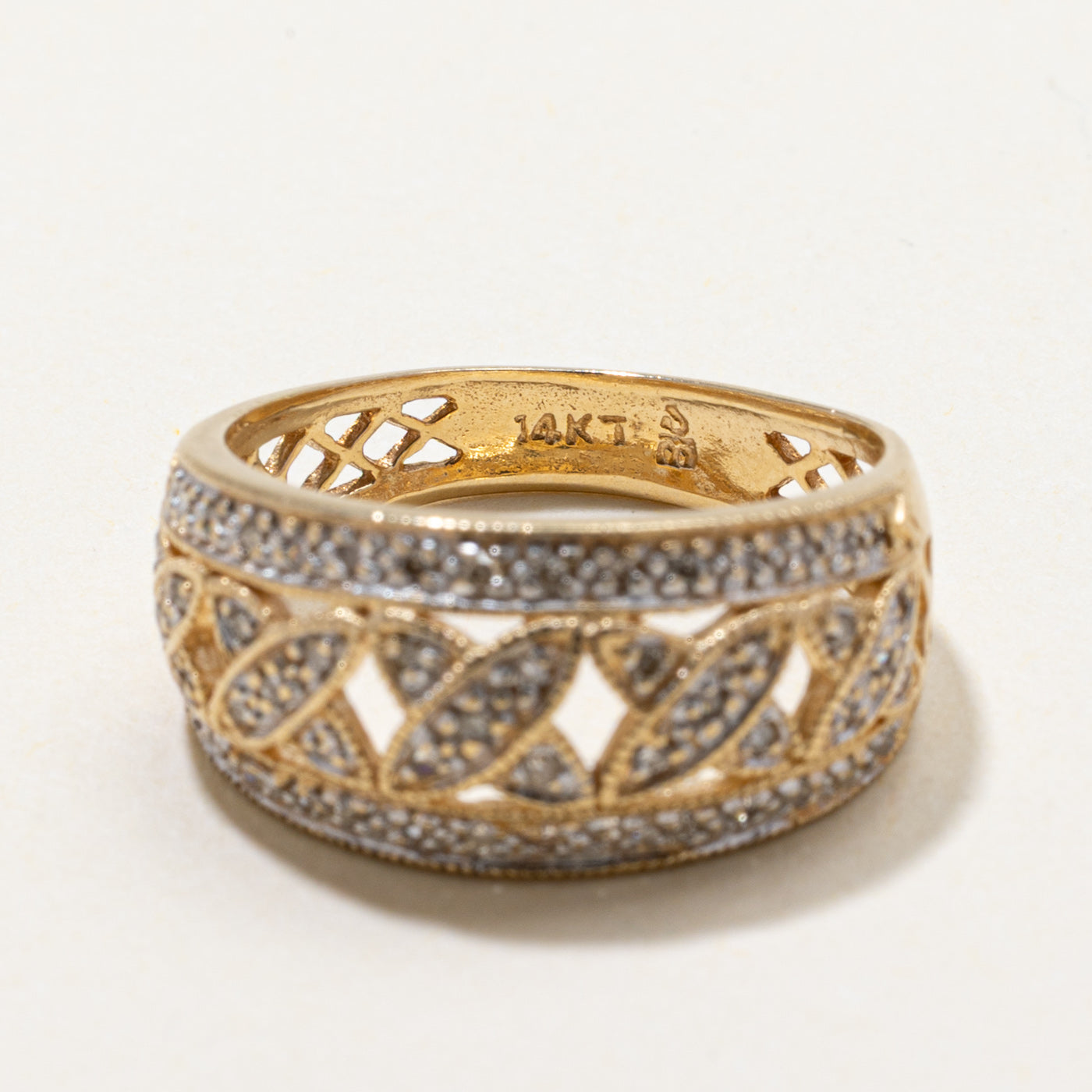 Diamond Cluster X Dome Ring | 0.28ctw | SZ 5.75