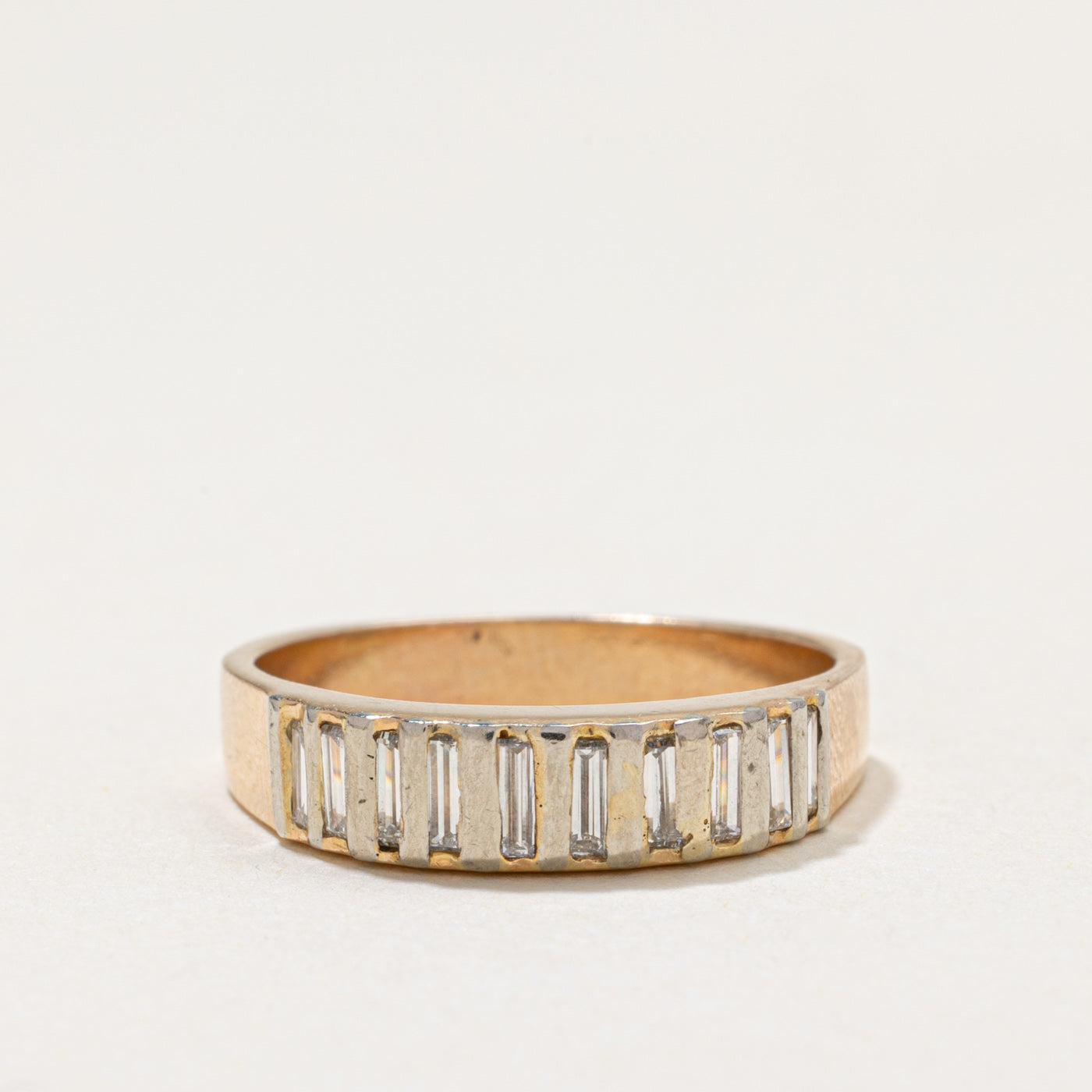 14k Baguette Cut Diamond Ring | 0.30ctw | SZ 6.5