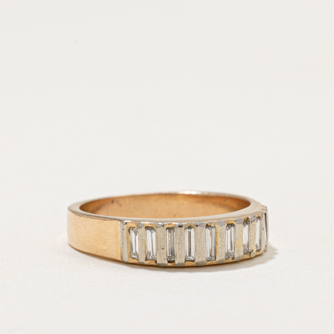 14k Baguette Cut Diamond Ring | 0.30ctw | SZ 6.5