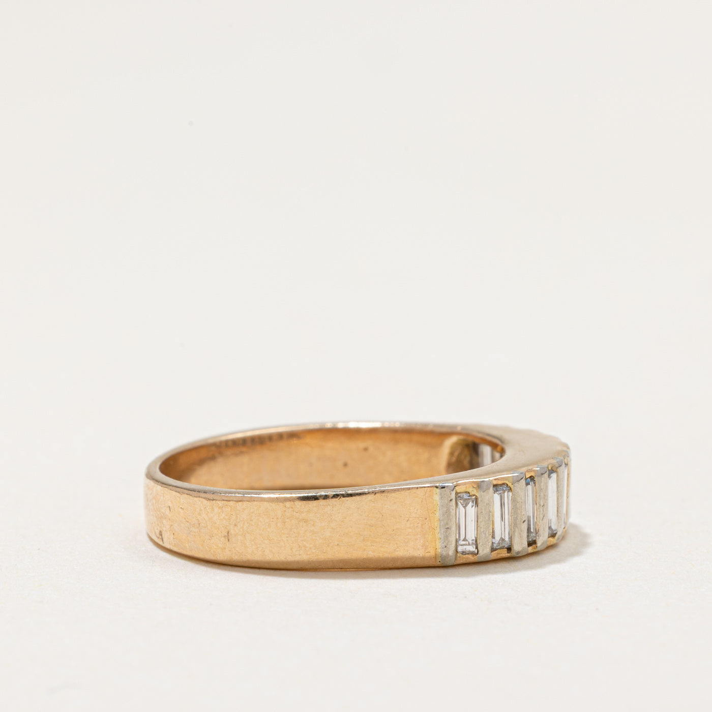 14k Baguette Cut Diamond Ring | 0.30ctw | SZ 6.5