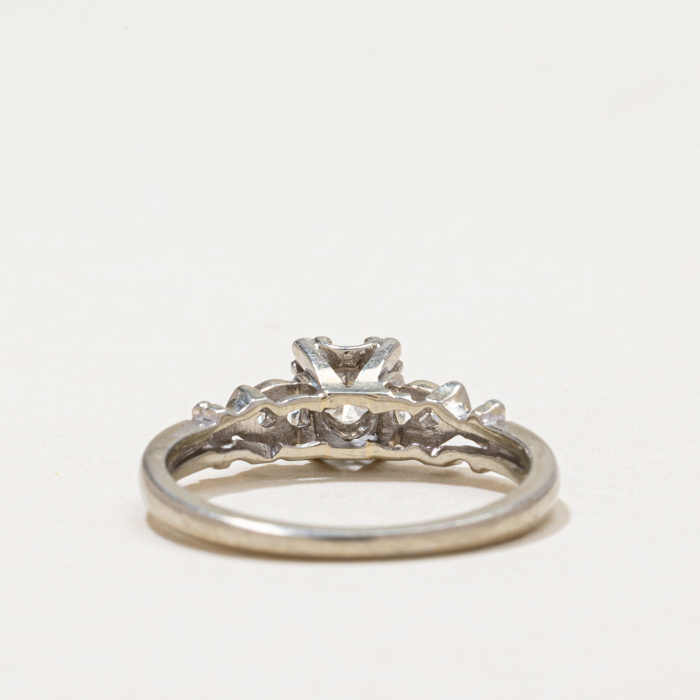 High Set Three Stone Diamond Ring | 0.25ctw | SZ 5