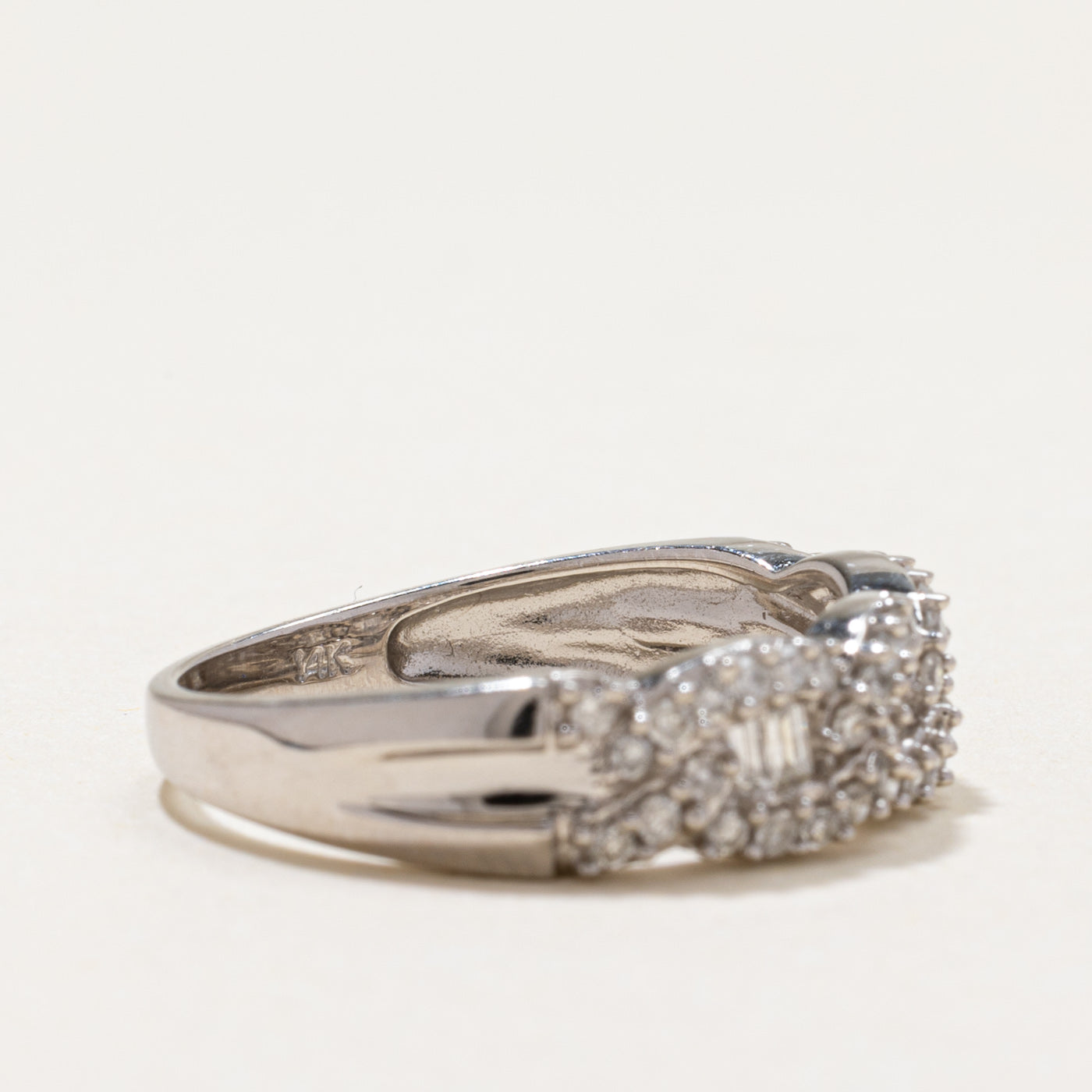 Pave Set Diamond Chain Ring | 0.50ctw | SZ 7