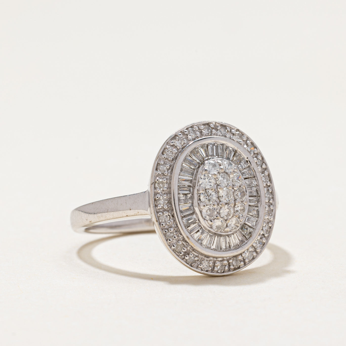 Diamond Halo Cluster Cocktail Ring | 0.42ctw | SZ 7