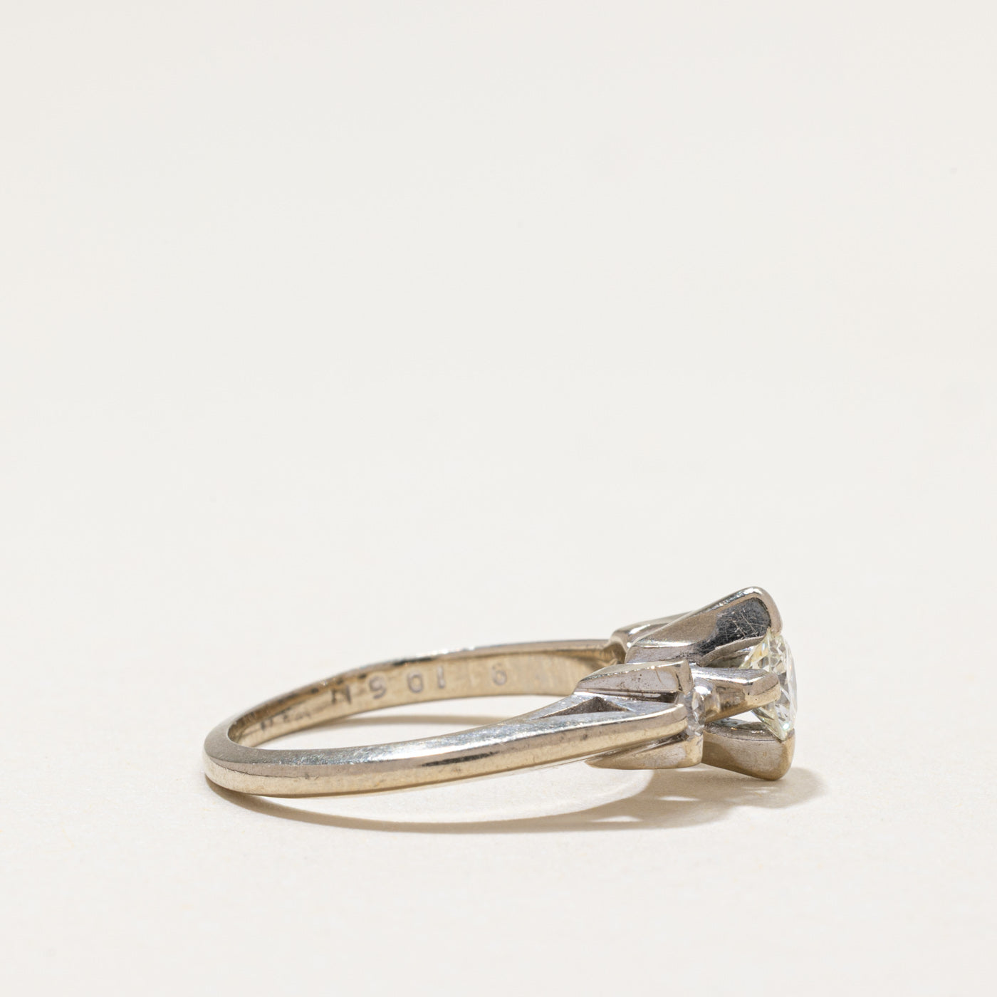 Three Stone Diamond Ring | 0.34ctw | SZ 4.75