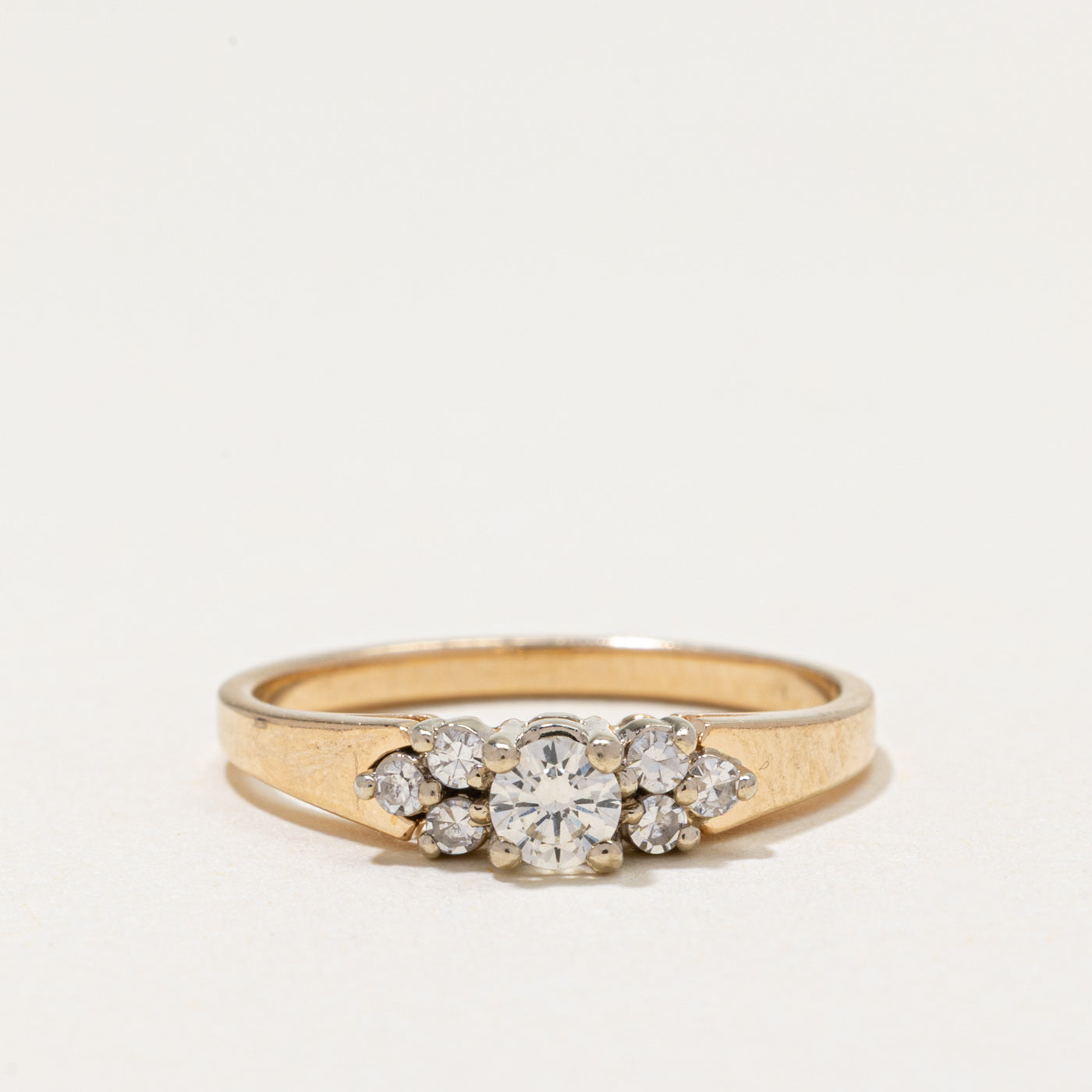 Yellow Gold Diamond Ring | 0.26ctw | SZ 6.25