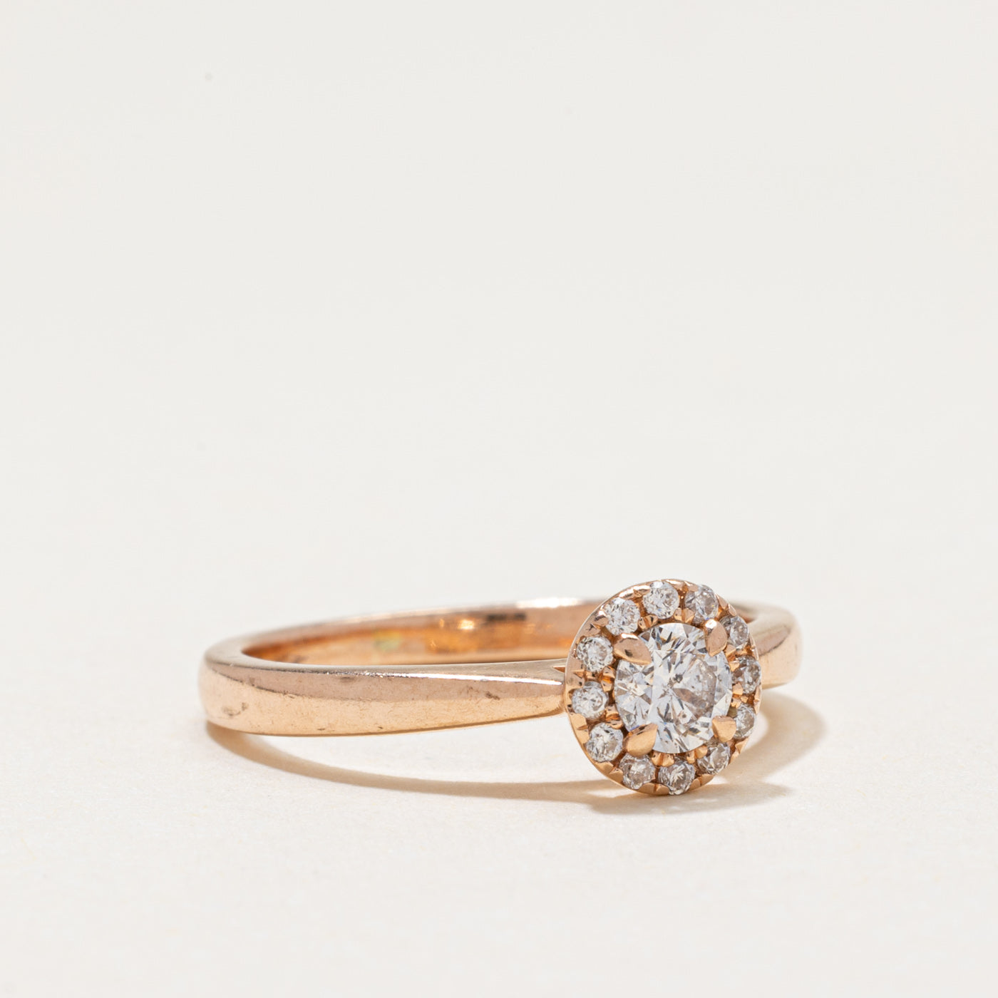 Diamond Halo Ring | 0.33ctw | SZ 5.5