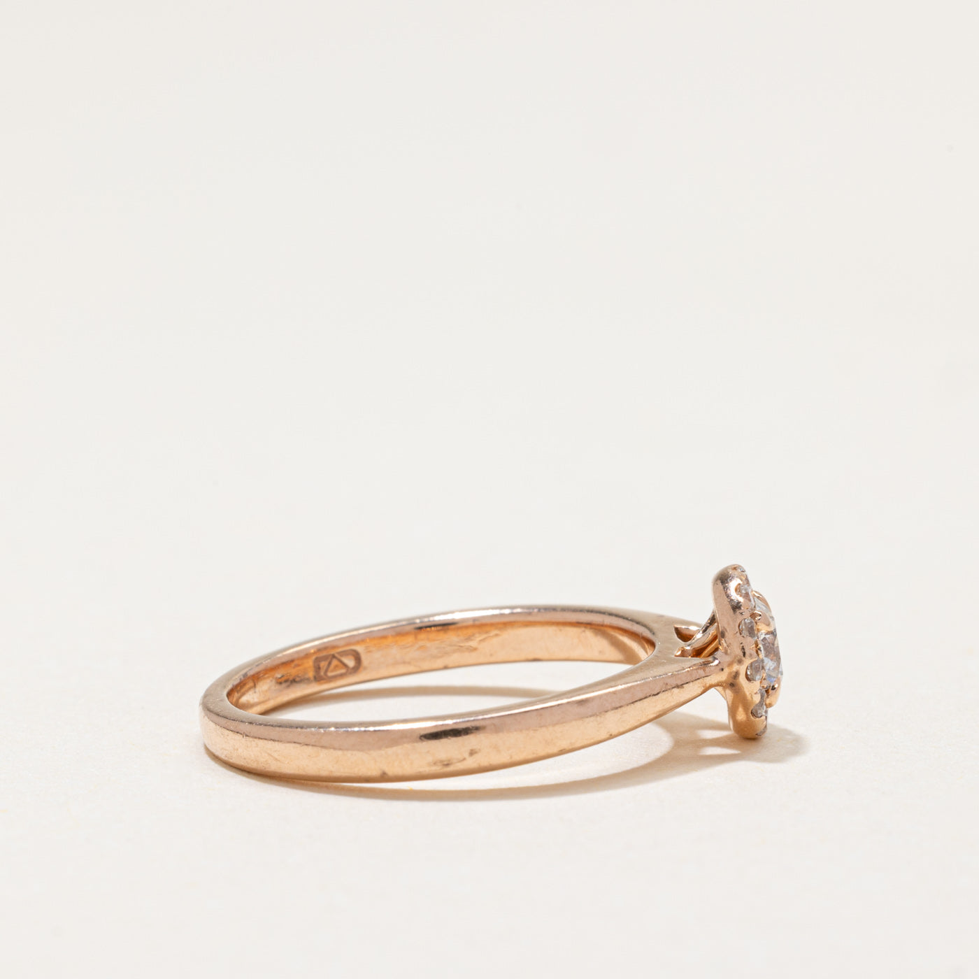 Diamond Halo Ring | 0.33ctw | SZ 5.5