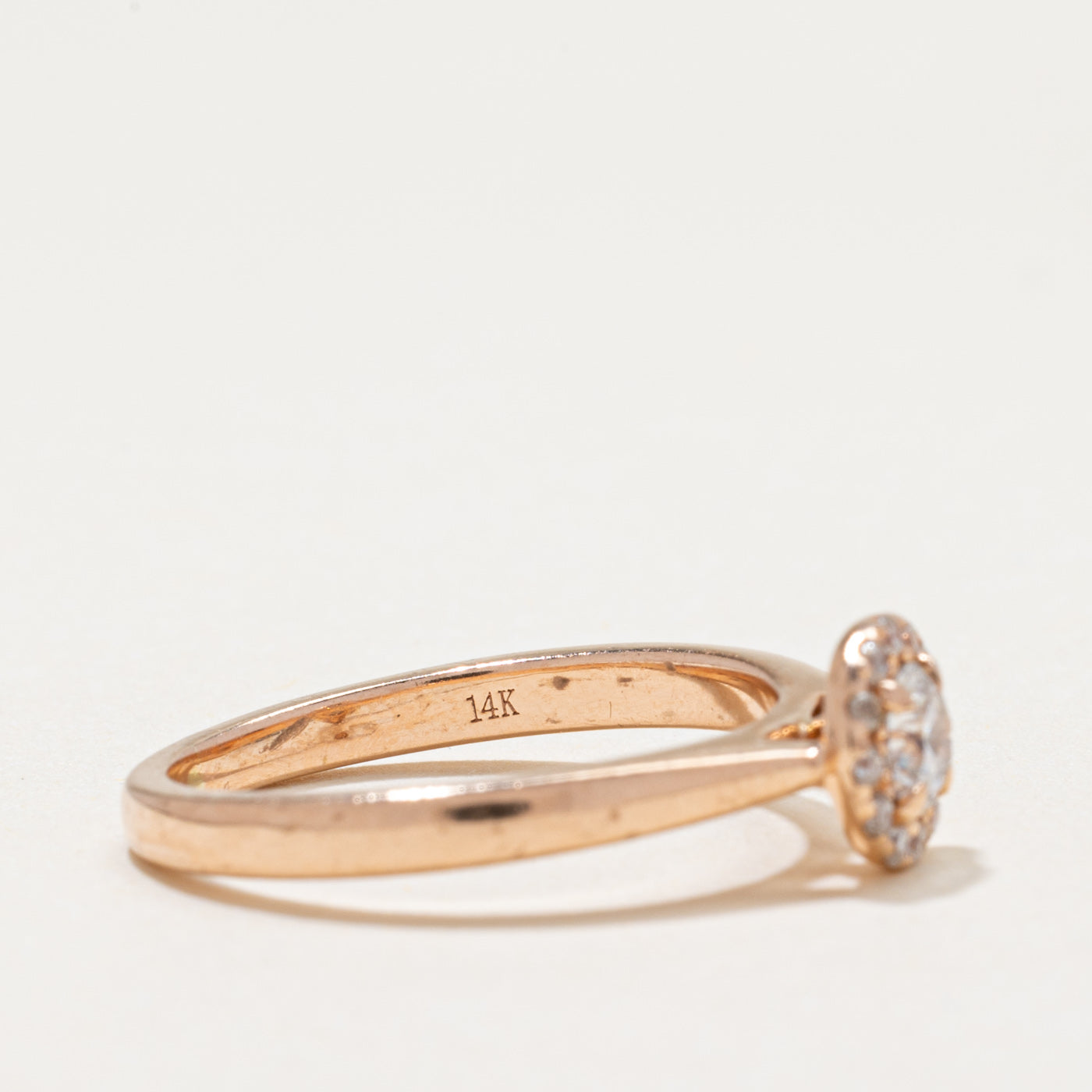 Diamond Halo Ring | 0.33ctw | SZ 5.5