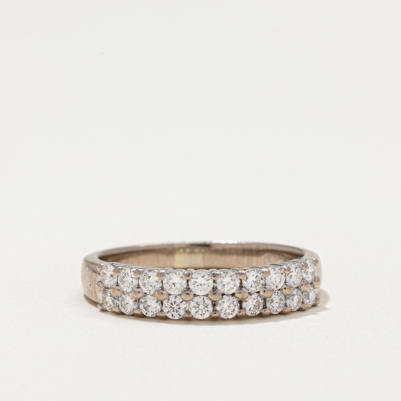Double Row Semi Eternity Diamond Ring | 0.60ctw | SZ 7.25