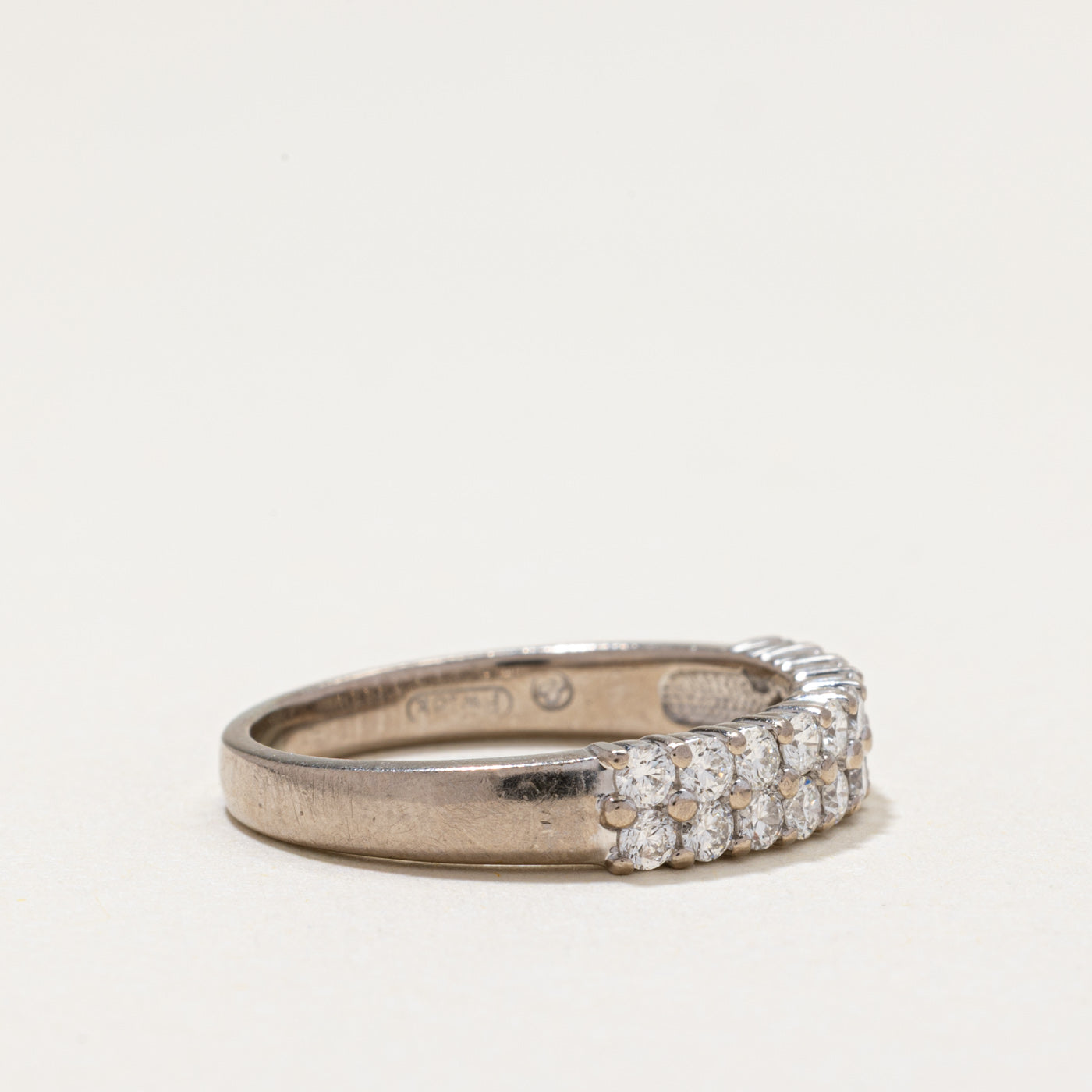 Double Row Semi Eternity Diamond Ring | 0.60ctw | SZ 7.25