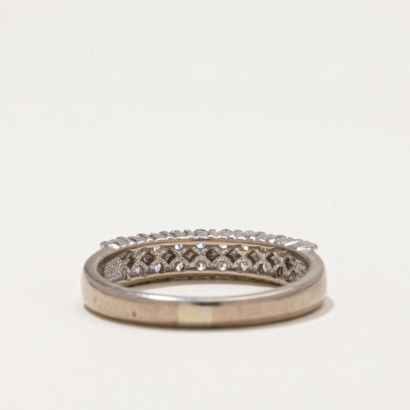 Double Row Semi Eternity Diamond Ring | 0.60ctw | SZ 7.25