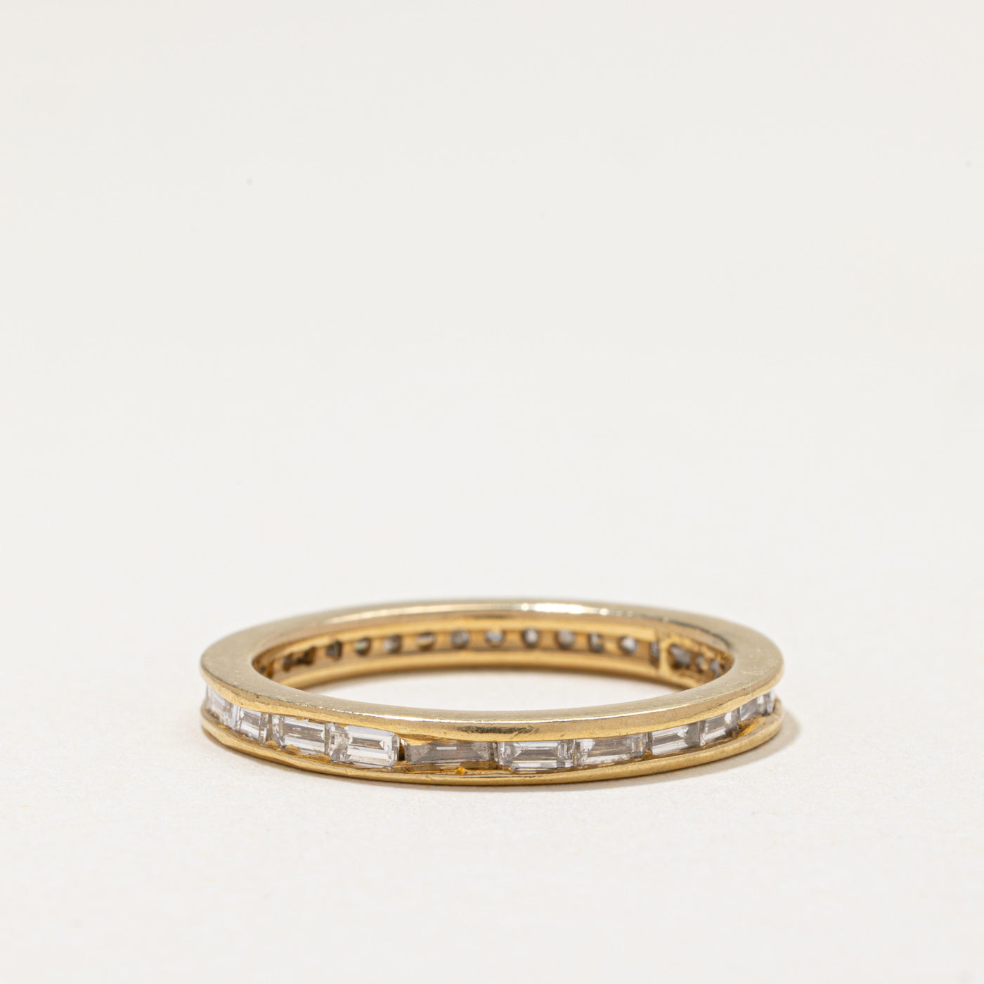 Channel Set Eternity Diamond Band | 0.88ctw | 2.45mm | SZ 8.5