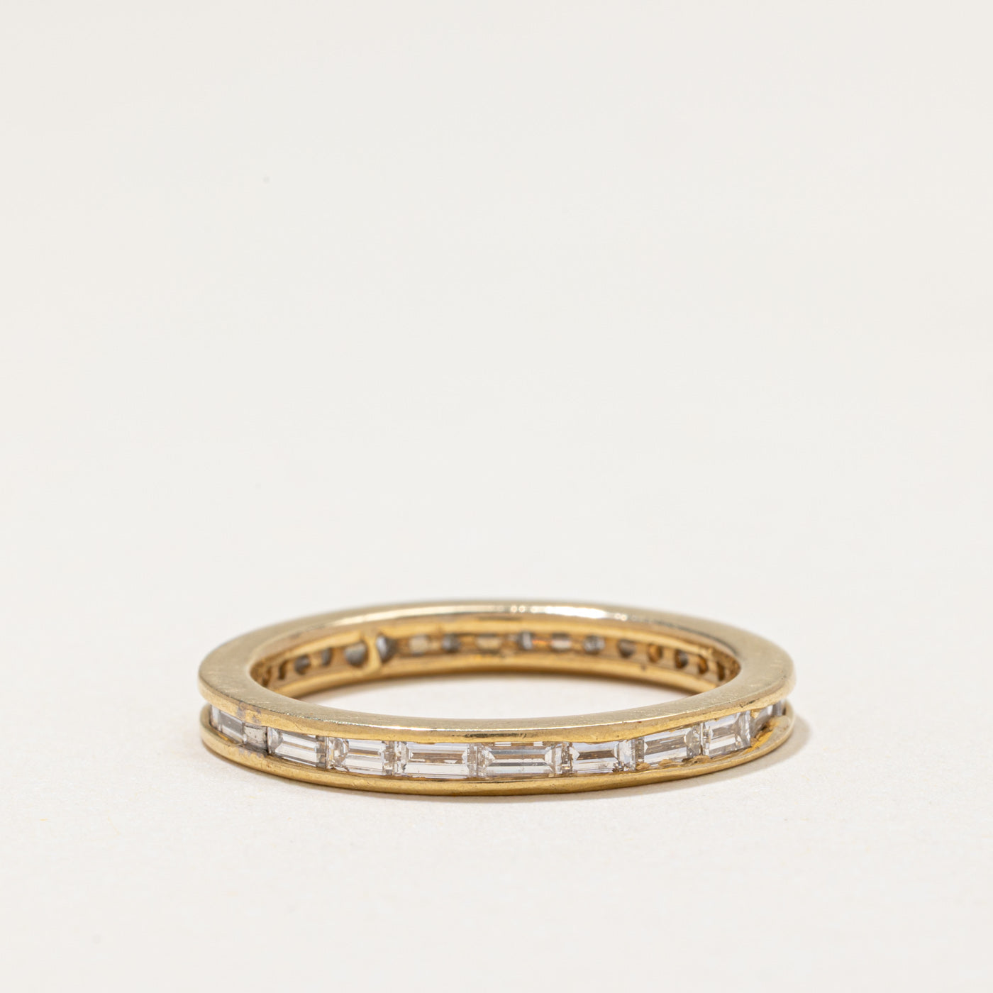 Channel Set Eternity Diamond Band | 0.88ctw | 2.45mm | SZ 8.5