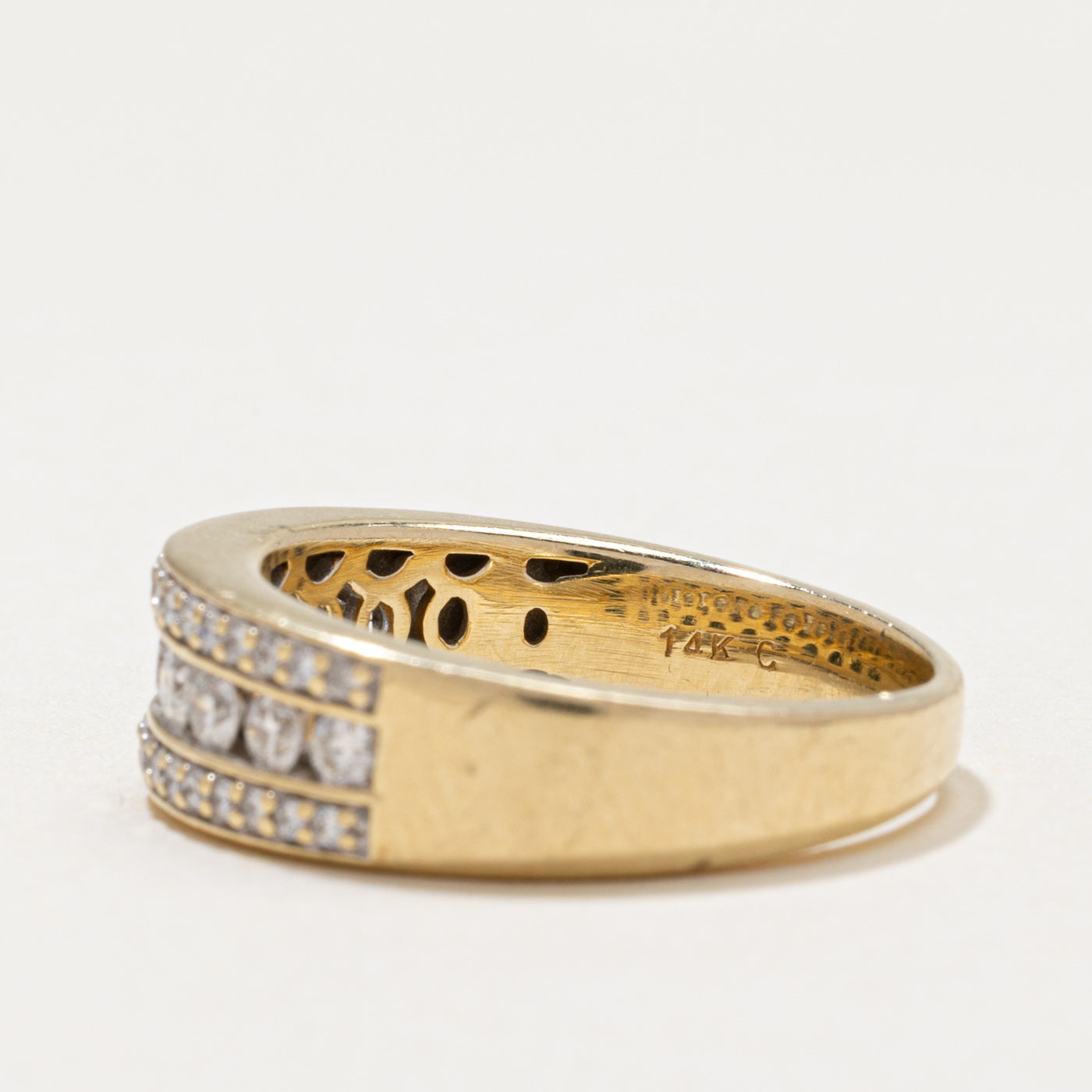 Multi Row Diamond Band | 0.53ctw | SZ 7