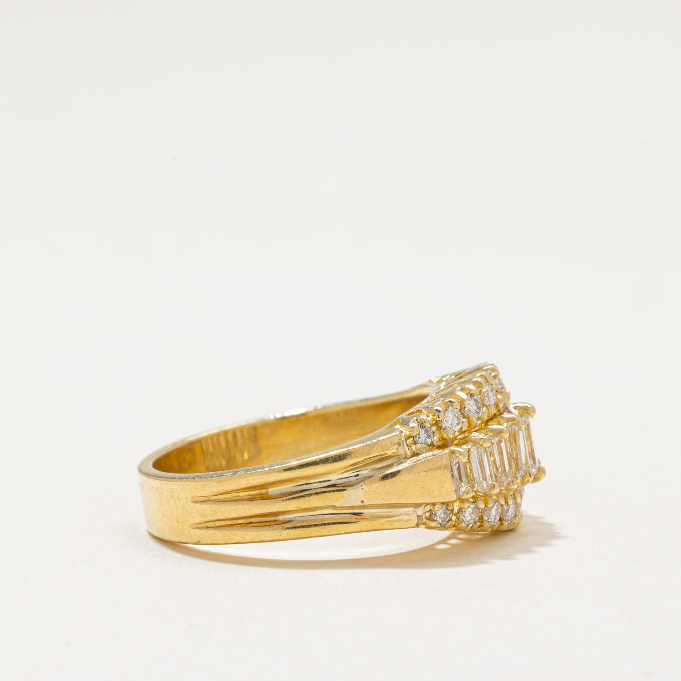 Multi Row Diamond Ring | 0.76ctw | SZ 6.25