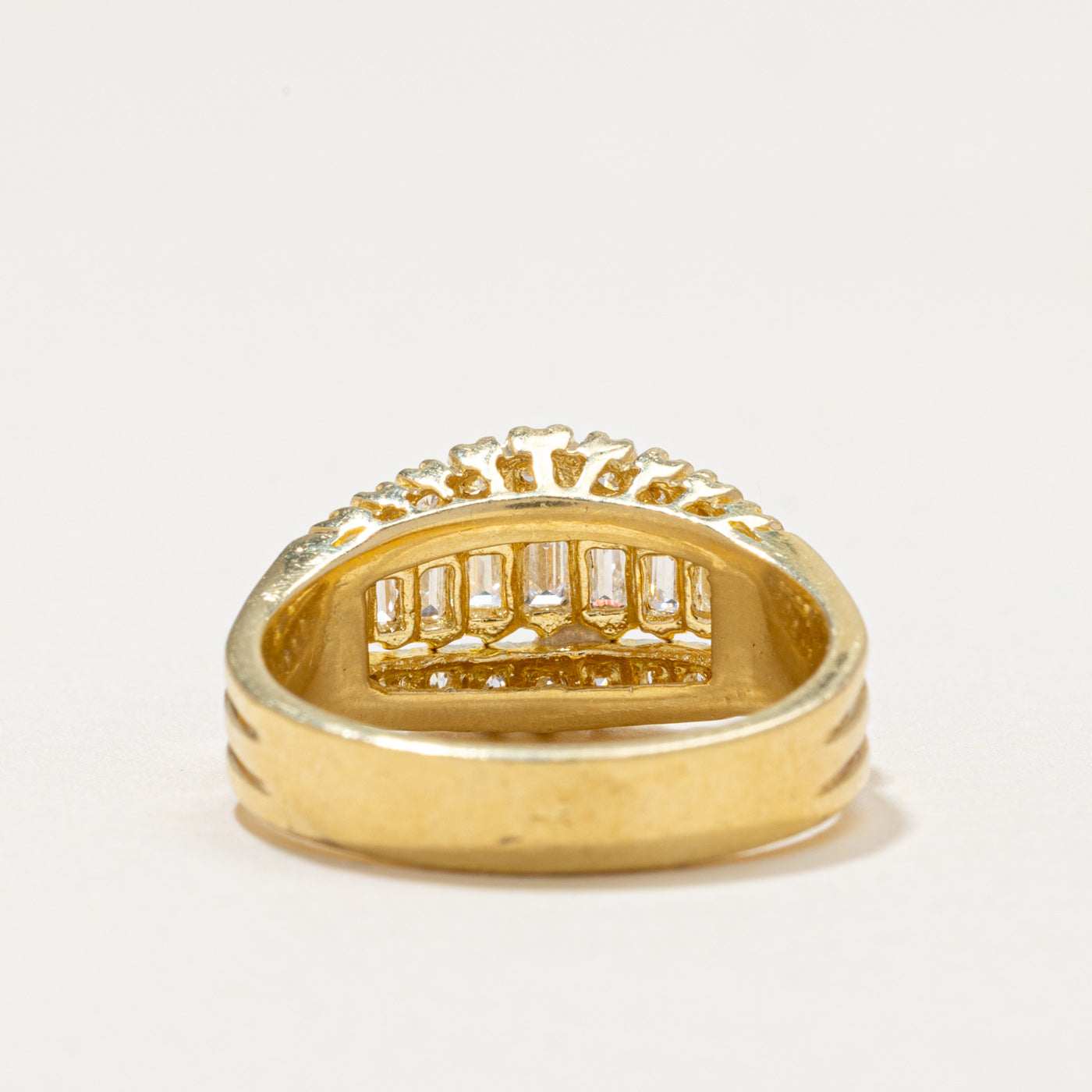 Multi Row Diamond Ring | 0.76ctw | SZ 6.25
