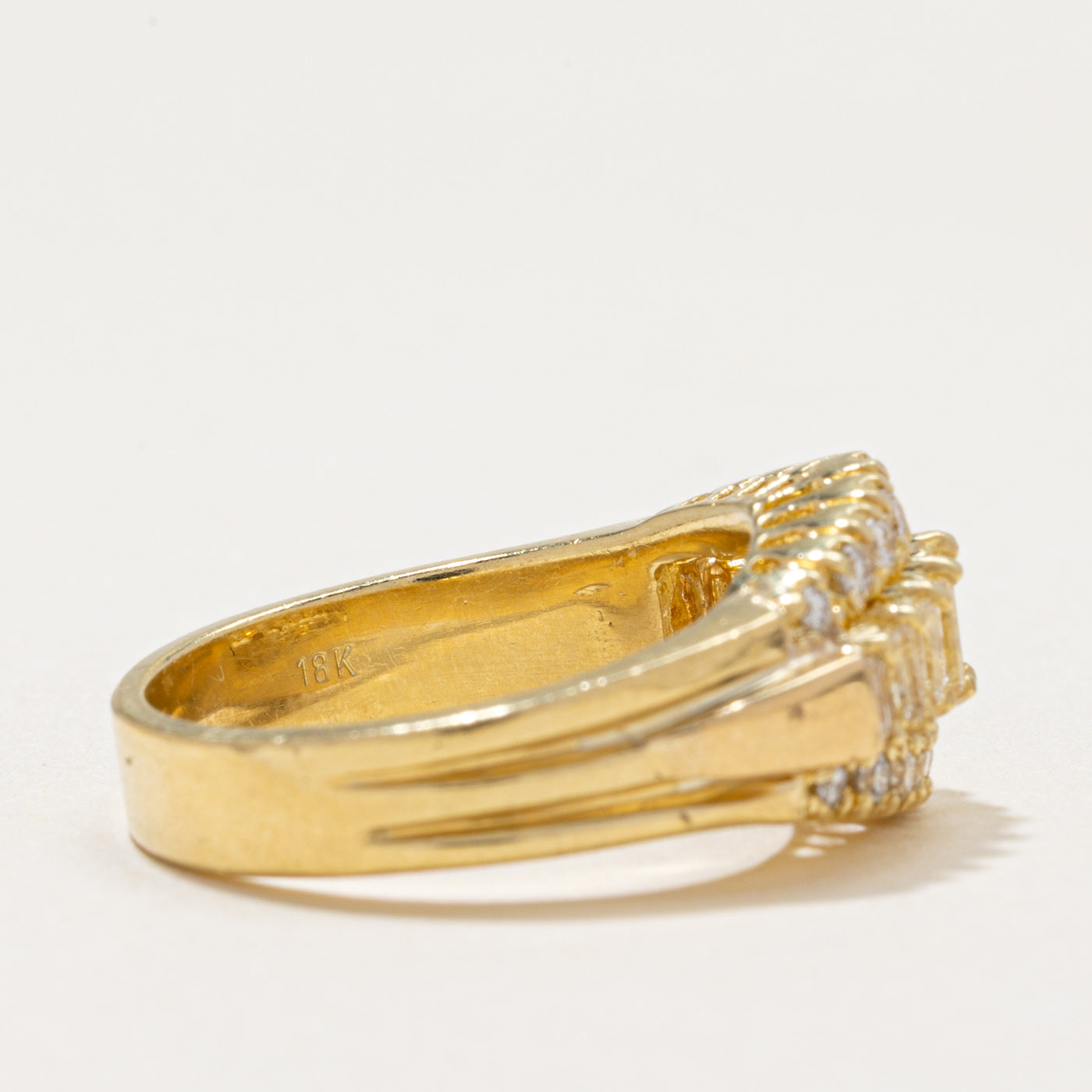 Multi Row Diamond Ring | 0.76ctw | SZ 6.25