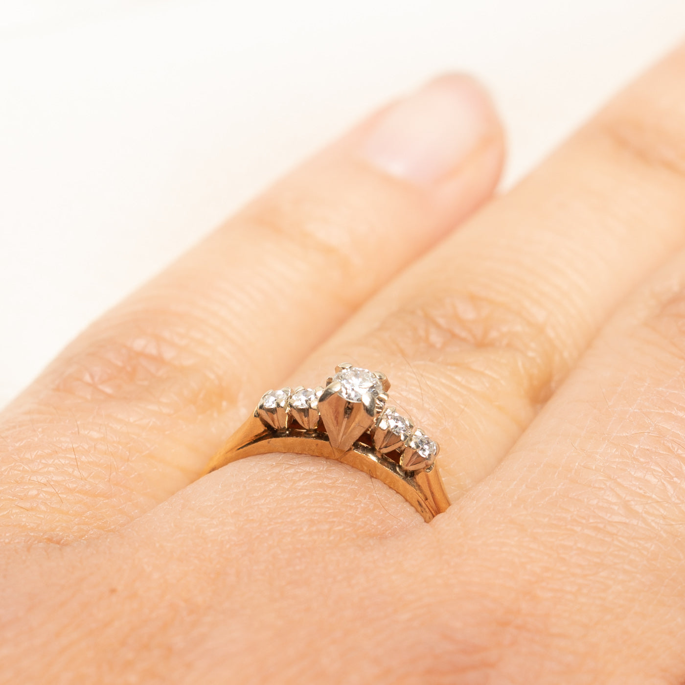 'Birks J.F' Five Stone Diamond Ring | 0.21ctw | SZ 6.5