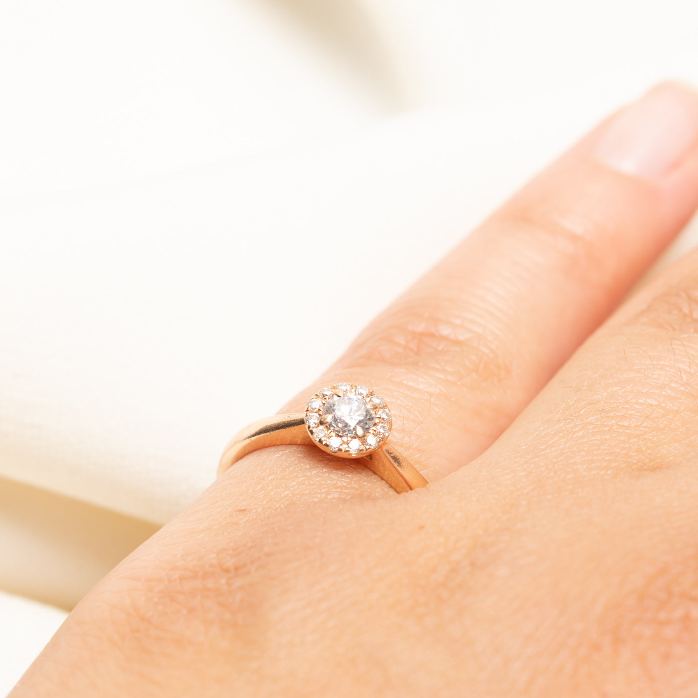 Diamond Halo Ring | 0.33ctw | SZ 5.5