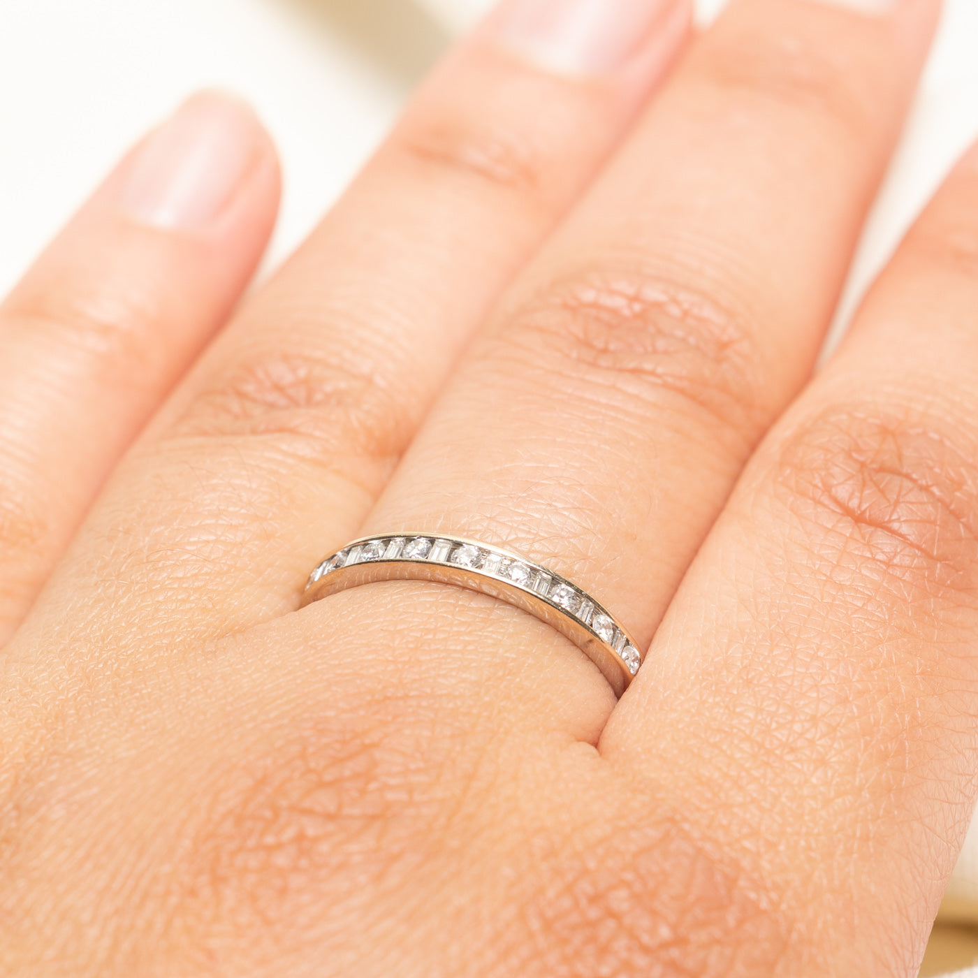 Mix Cut Semi Eternity Diamond Band | 0.24ctw | SZ 9