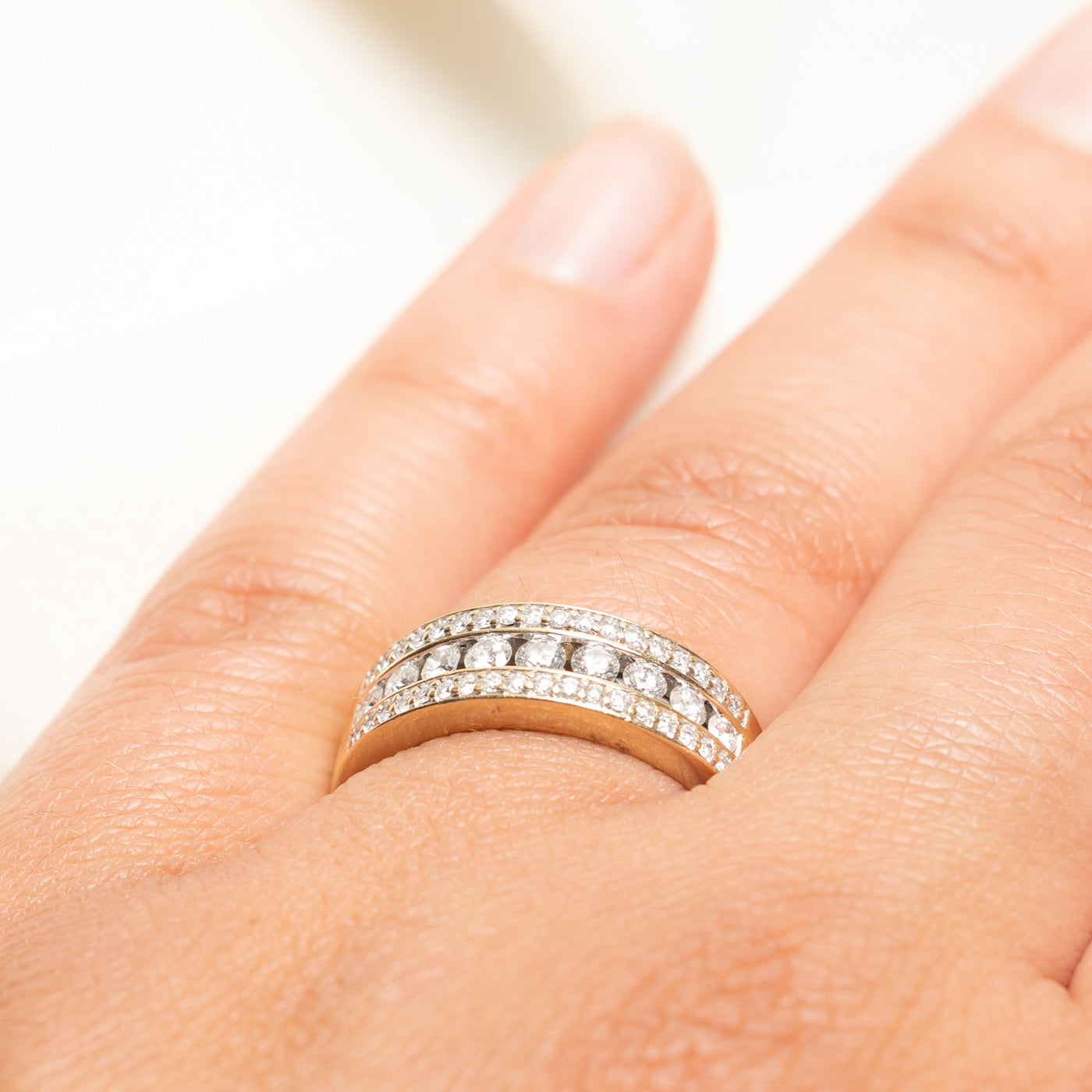 Multi Row Diamond Band | 0.53ctw | SZ 7