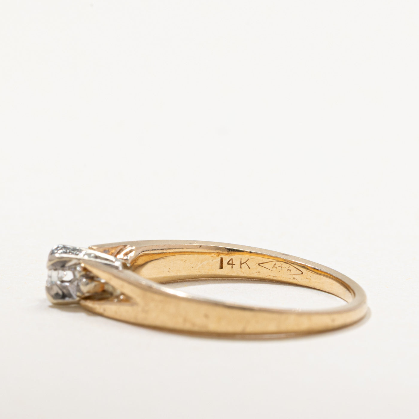 Three Stone Diamond Ring | 0.05ctw | SZ 4.75