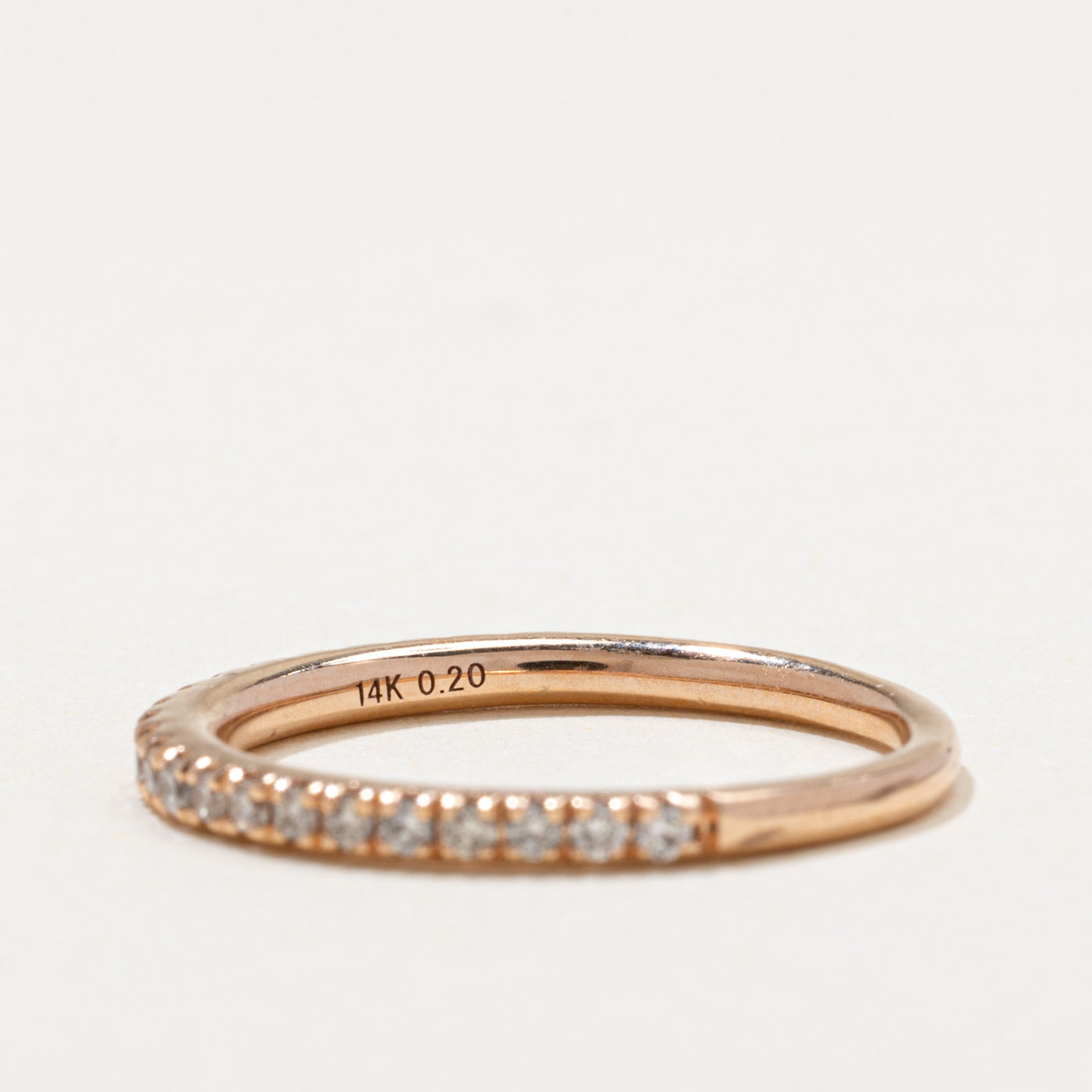 Semi Eternity Diamond Band | 0.20ctw | SZ 5.25