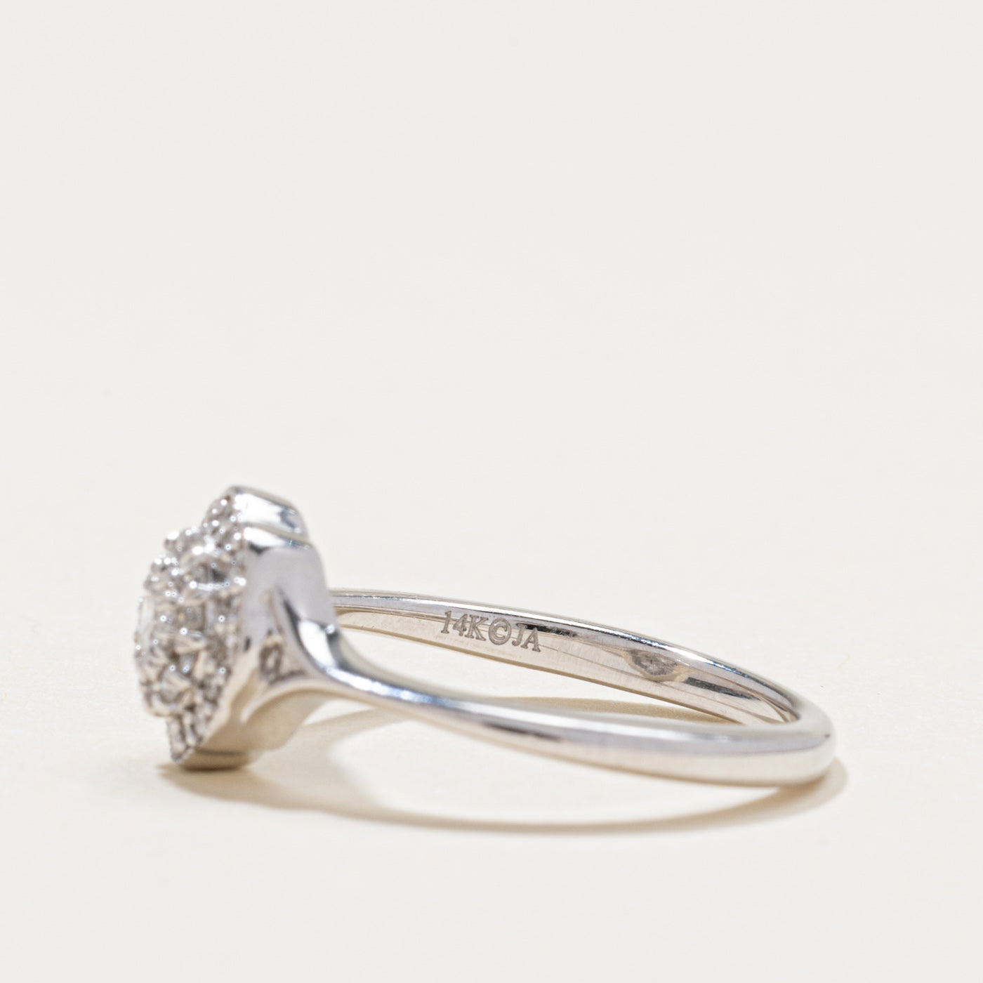 Diamond Round Cluster Ring | 0.22ctw | SZ 4