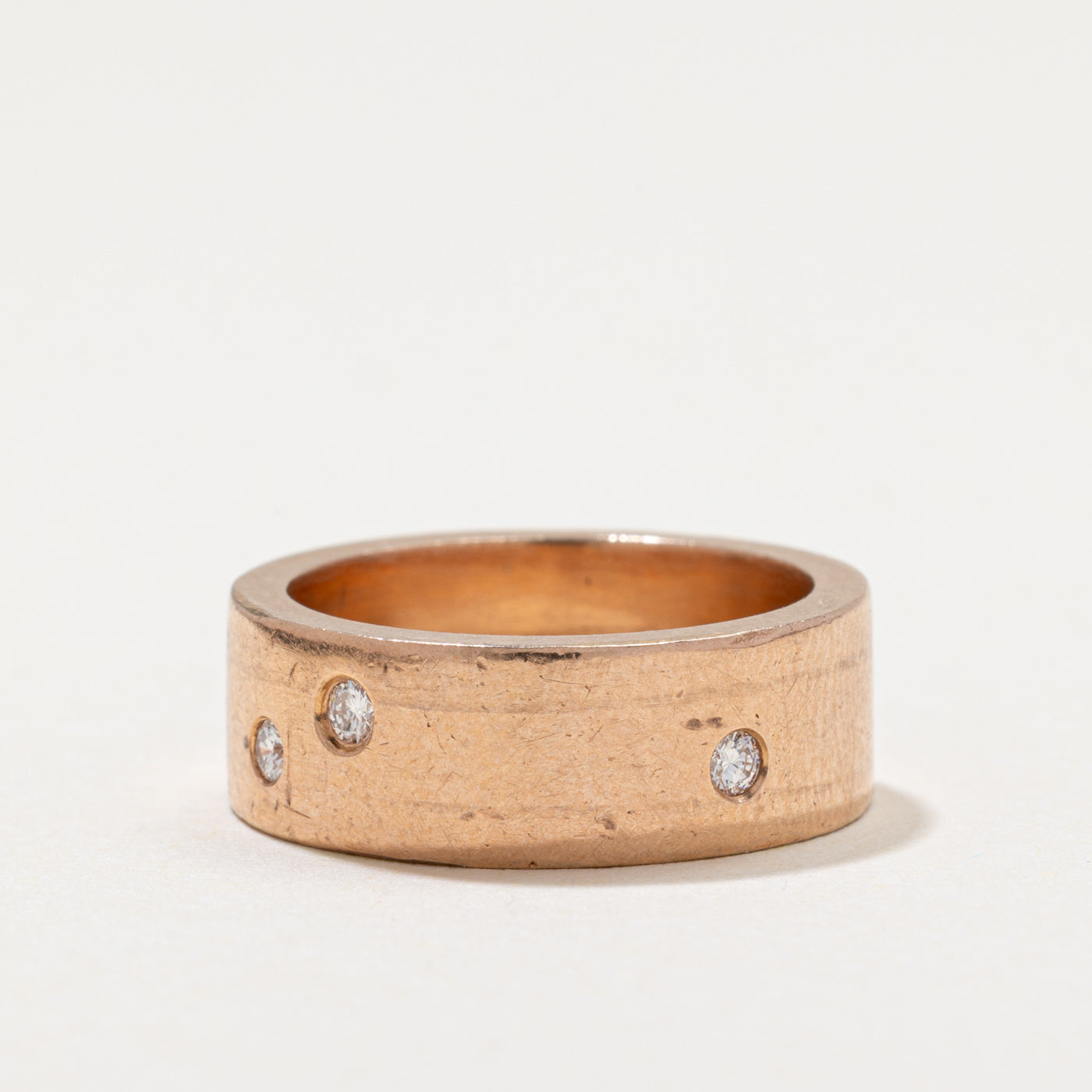 Scattered Flush Set Diamond Band | 0.12ctw | SZ 5.25