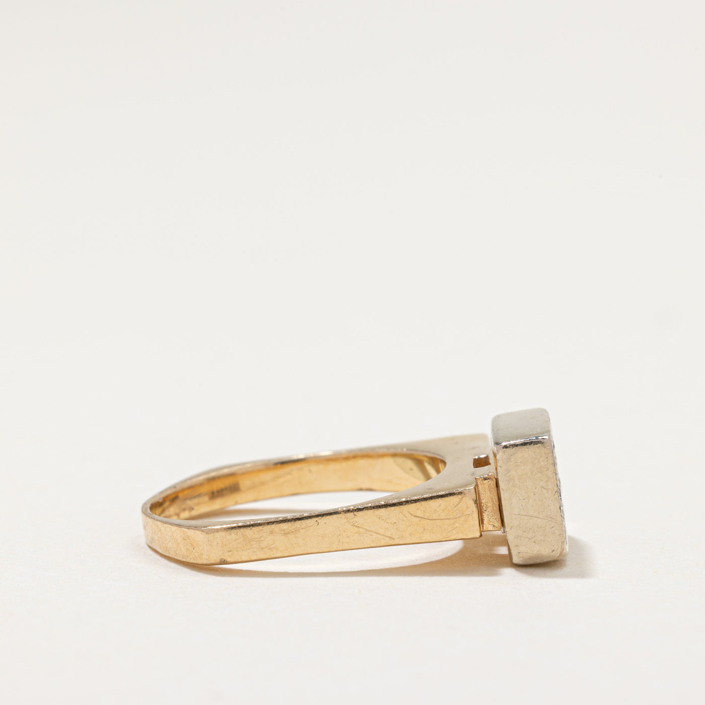 Diamond Grid Chunky Ring | 0.24ctw | SZ 6.75