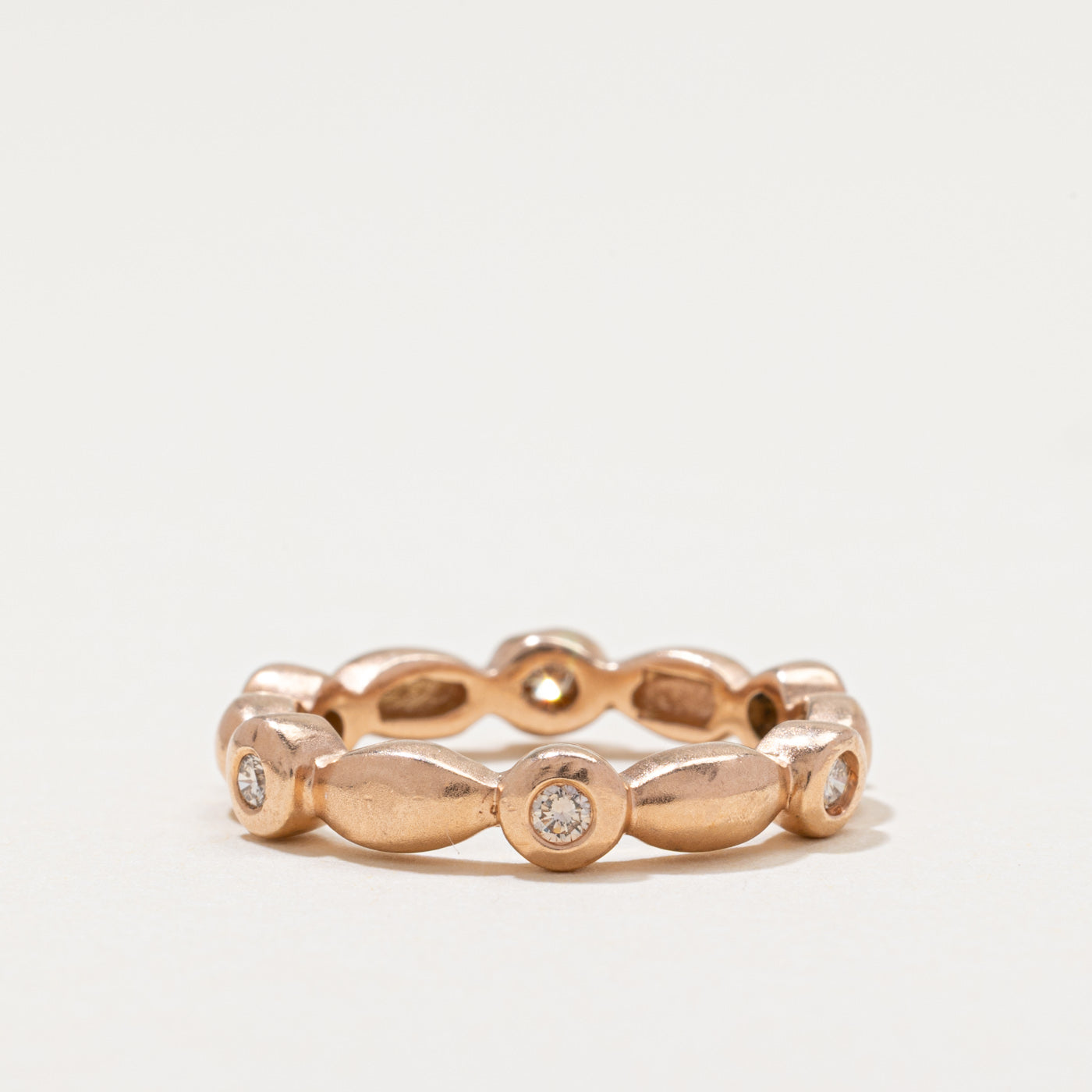 Eternity Diamond Scalloped Band | 0.21ctw | SZ 7