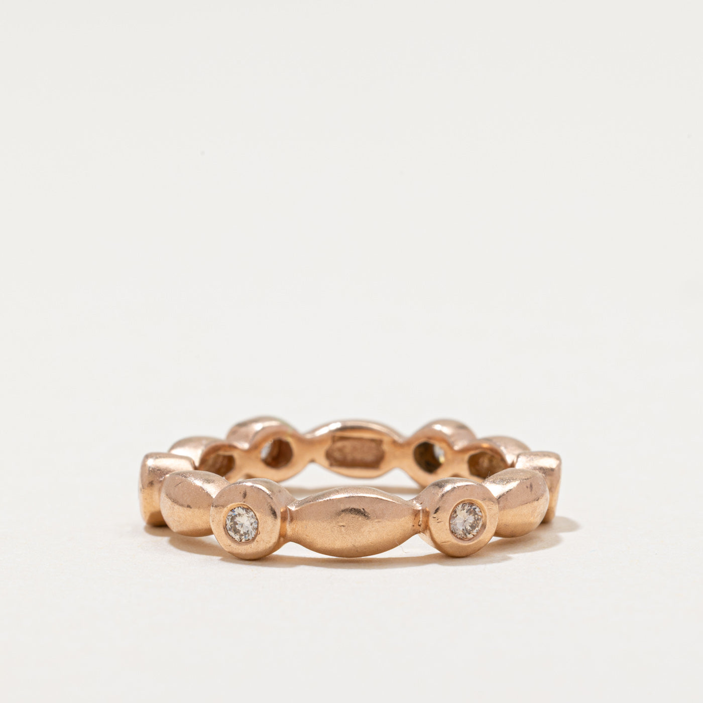 Eternity Diamond Scalloped Band | 0.21ctw | SZ 7
