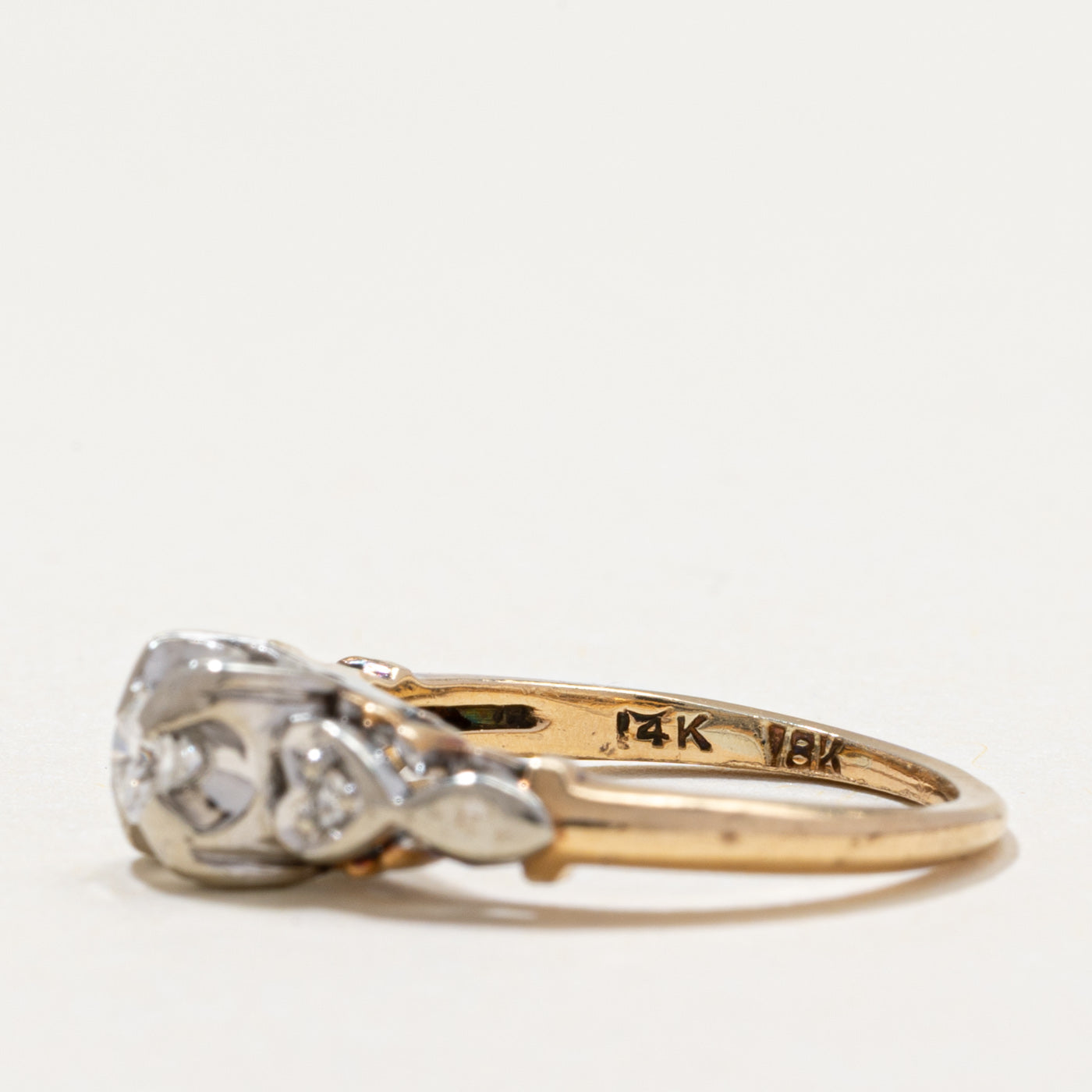 Vintage Diamond Ring | 0.13ctw | SZ 3.5