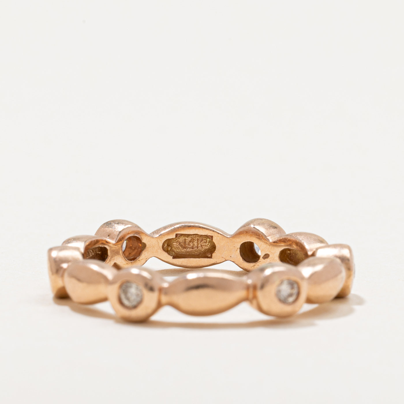 Eternity Diamond Scalloped Band | 0.21ctw | SZ 7