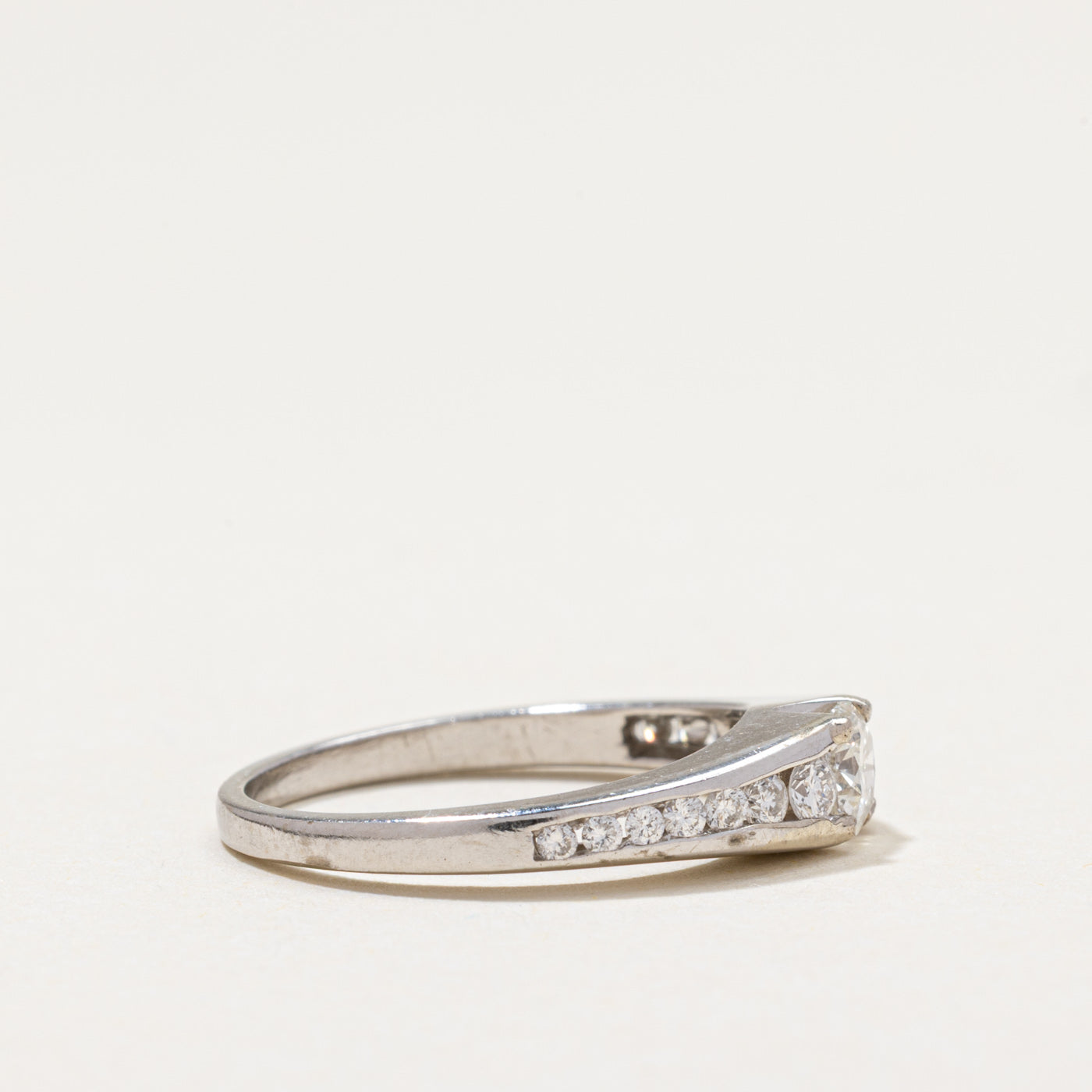 Diamond Accented Tapered Ring | 0.50ctw | SZ 5.25
