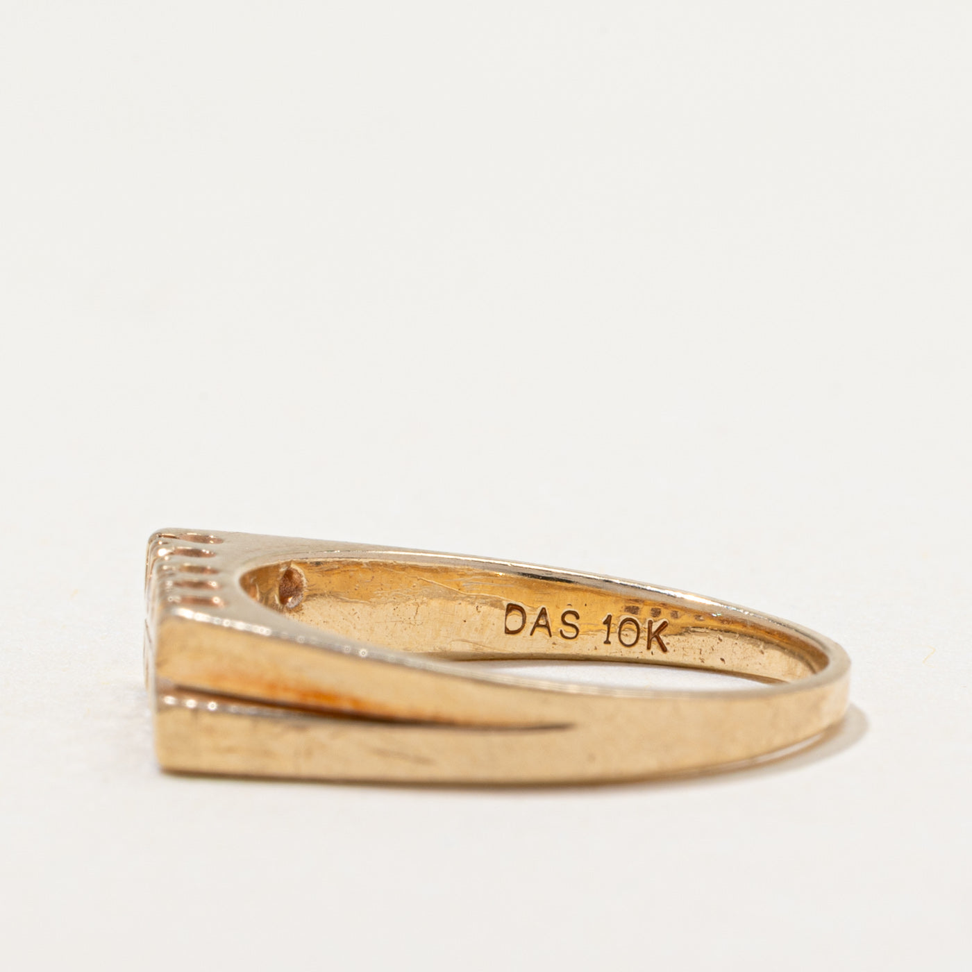 Double Row Diamond Ring | 0.20ctw | SZ 6.25