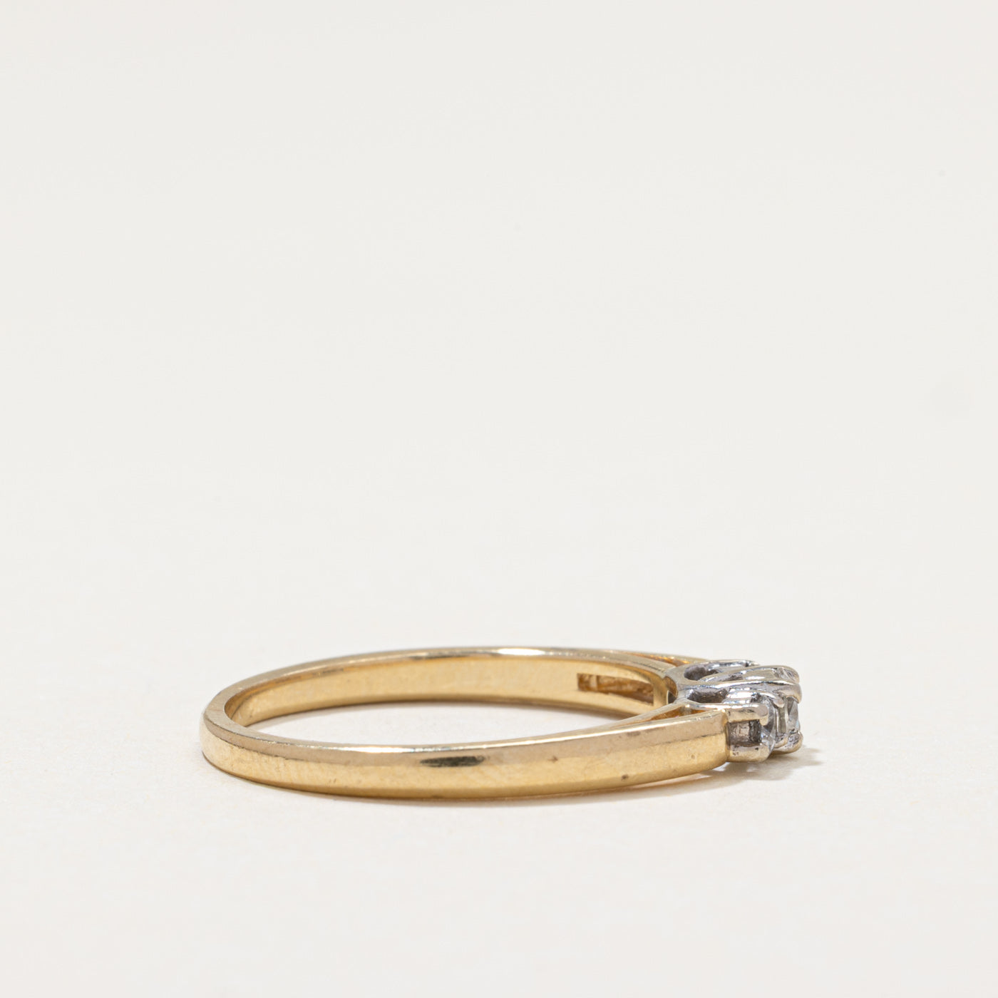 Three Stone Diamond Ring | 0.22ctw | SZ 6.5