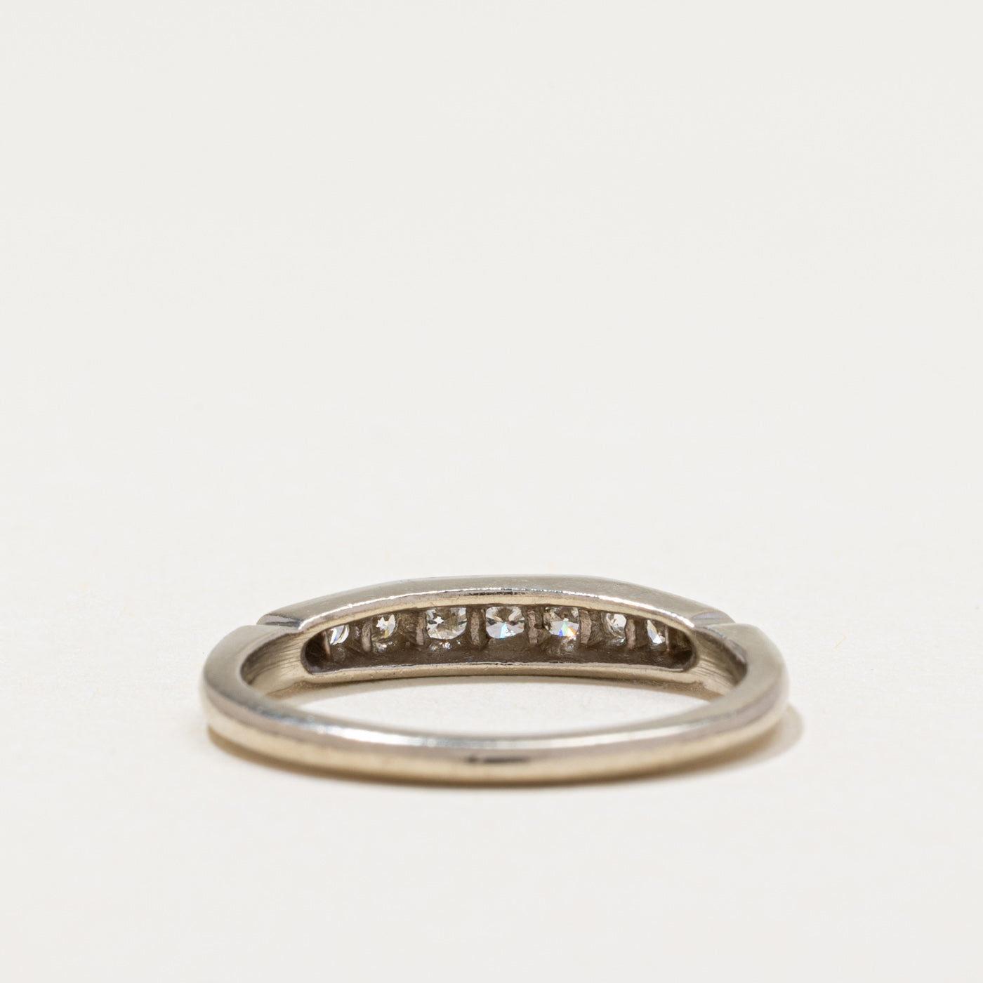 14k Semi Eternity Channel Set Diamond Ring | 0.22ctw | SZ 5.5