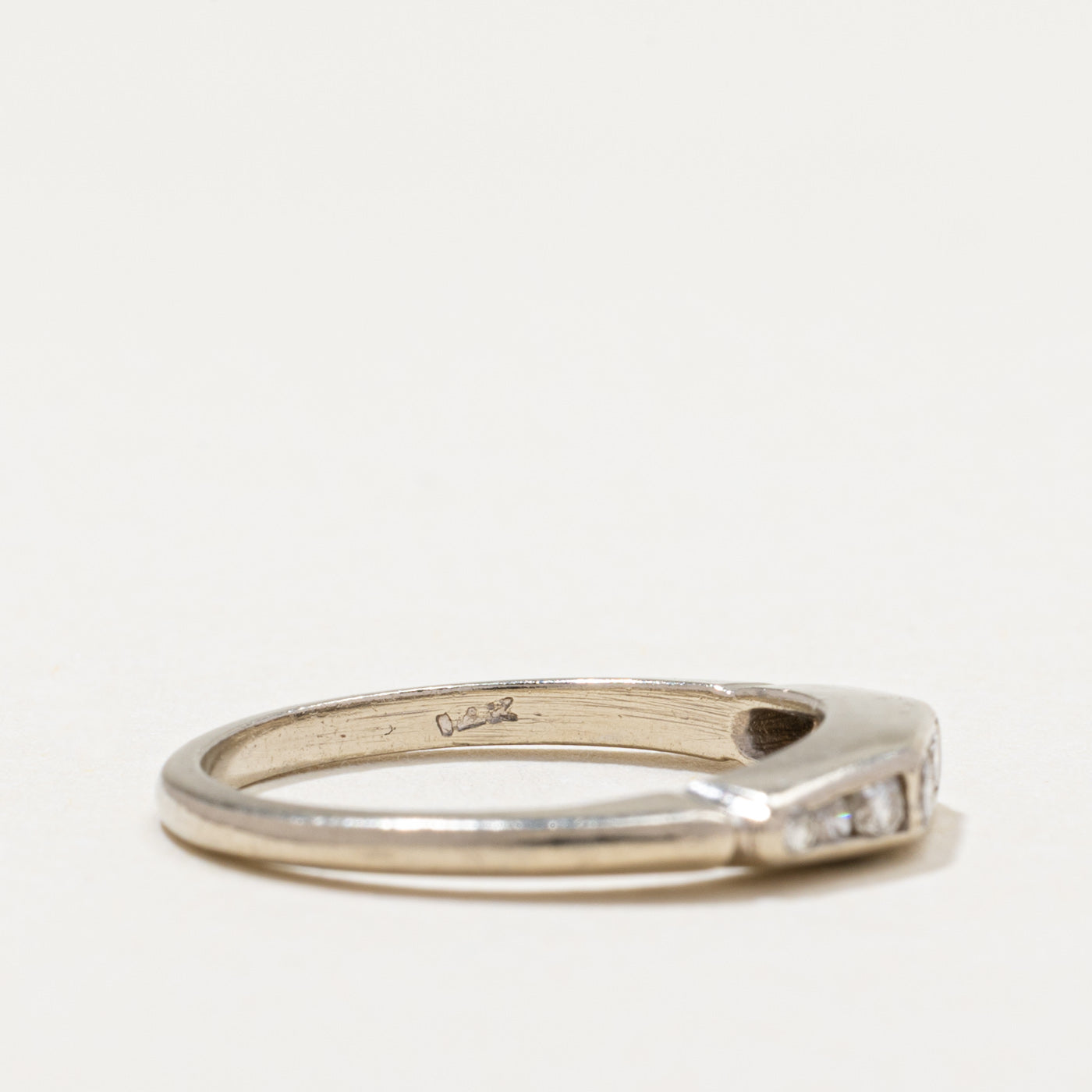 14k Semi Eternity Channel Set Diamond Ring | 0.22ctw | SZ 5.5
