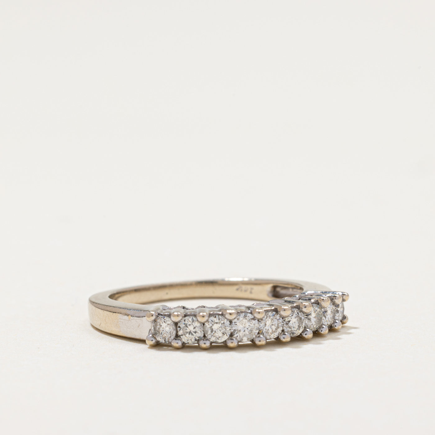 14k Semi Eternity Diamond Ring | 0.45ctw | SZ 6.25
