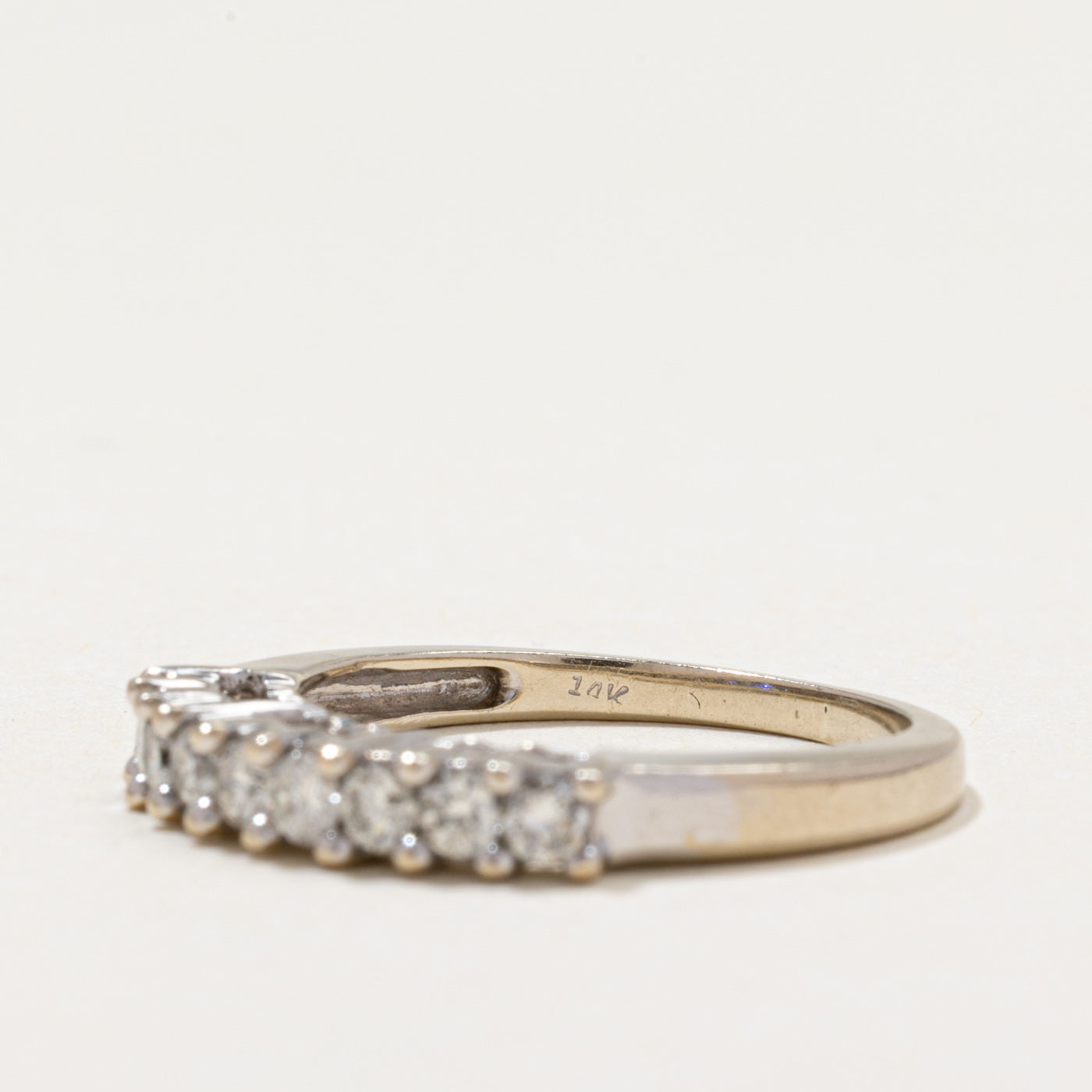 14k Semi Eternity Diamond Ring | 0.45ctw | SZ 6.25