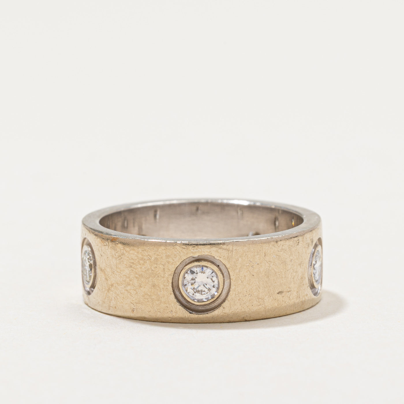 Eternity Bezel Set Diamond Band | 0.40ctw | SZ 5